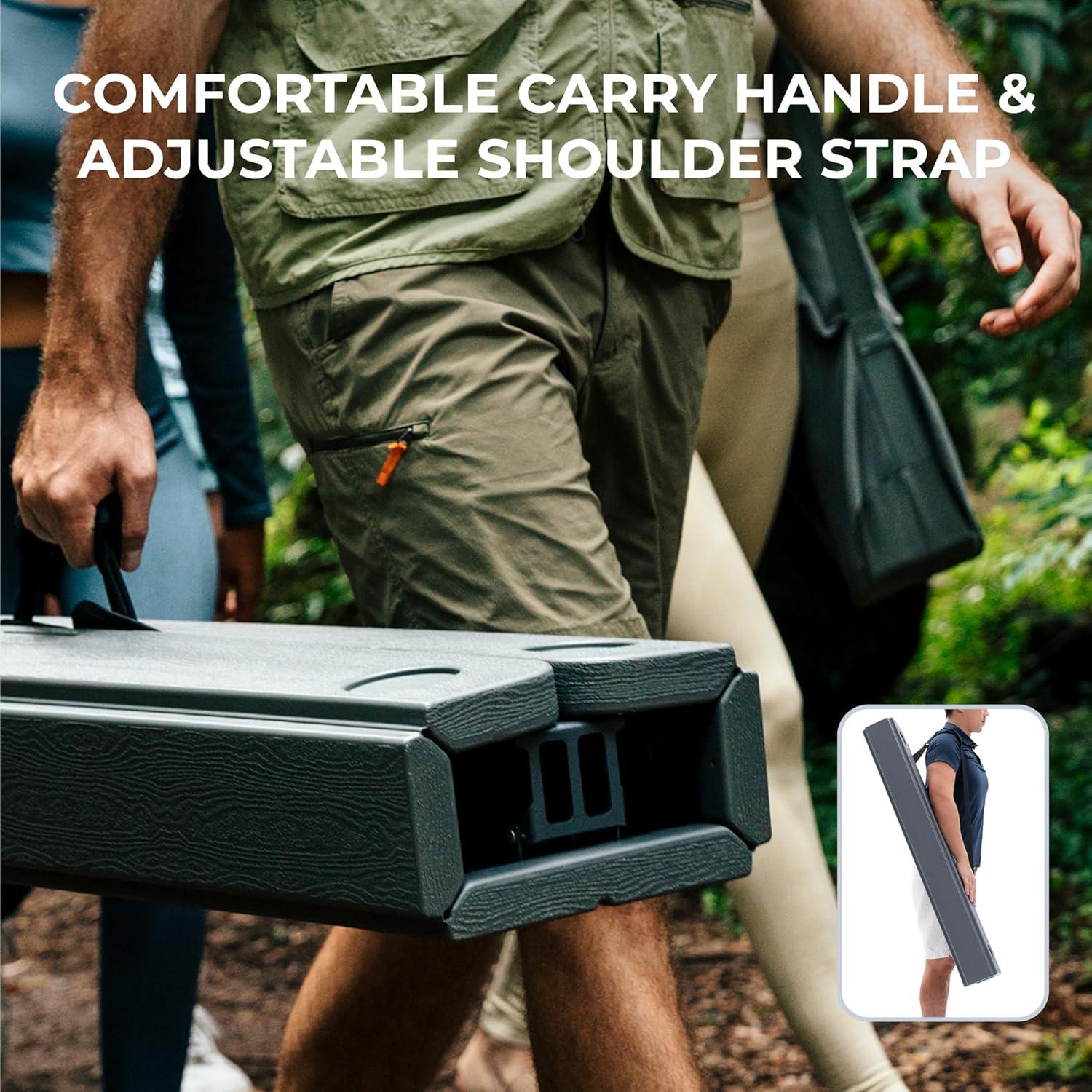 Mesa Plegable Camphor 114.9 cm para Camping y Picnic