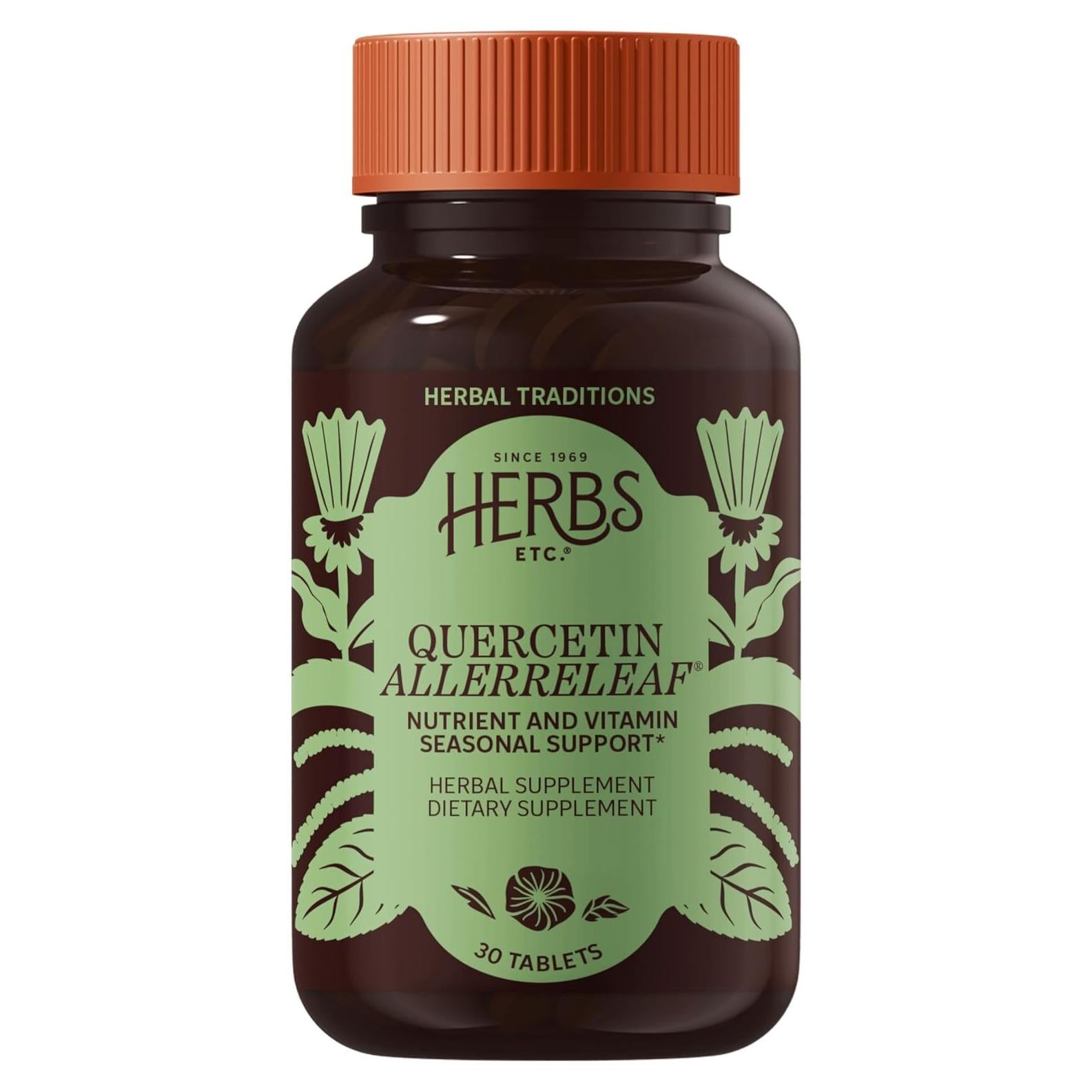 Suplemento Allergy ReLeaf Herbs Etc. - 30 Gelatinas Blandas