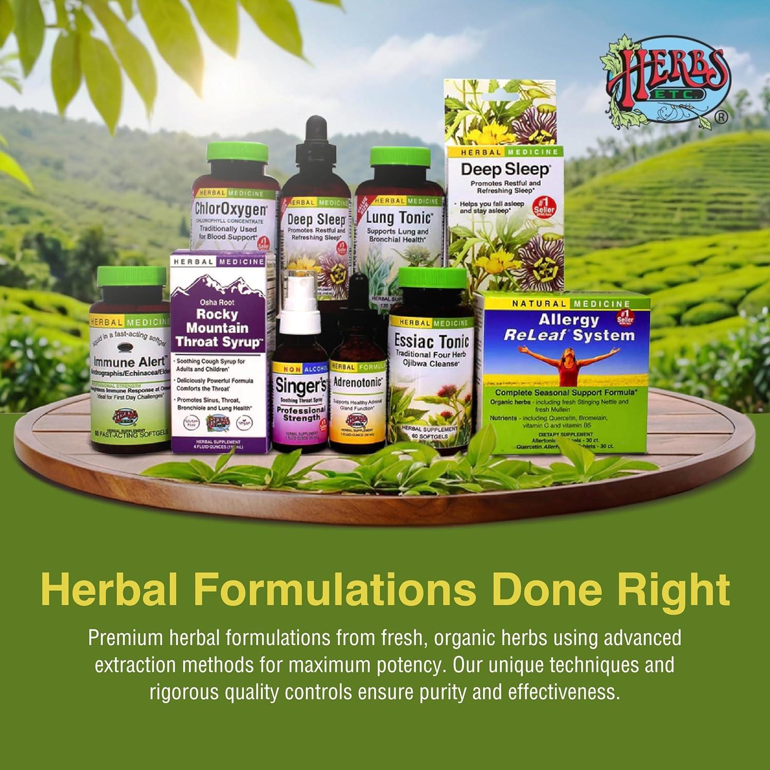 Suplemento Allergy ReLeaf Herbs Etc. - 30 Gelatinas Blandas