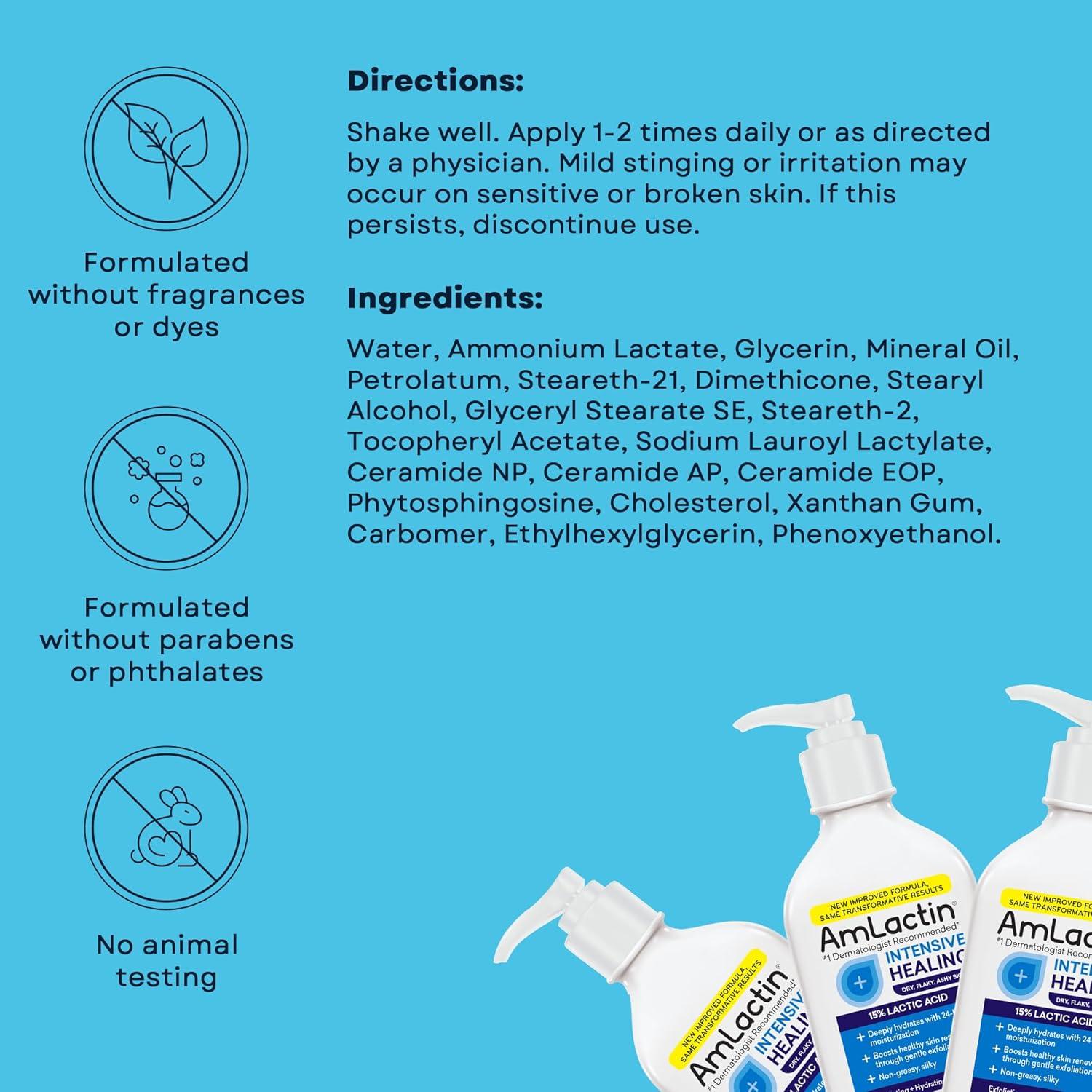 Loción Corporal Intensiva AmLactin 221.5 ml - 15% AHA