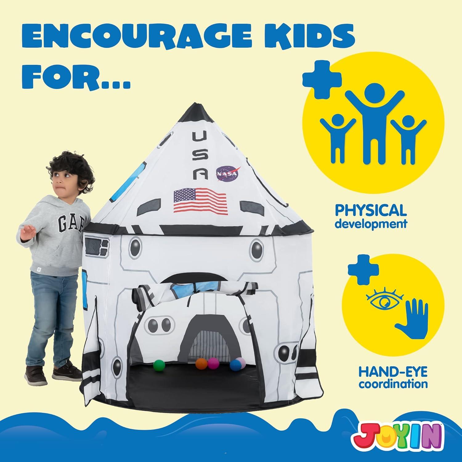 Carpa de Cohete JOYIN 105x105x137 cm para Niños