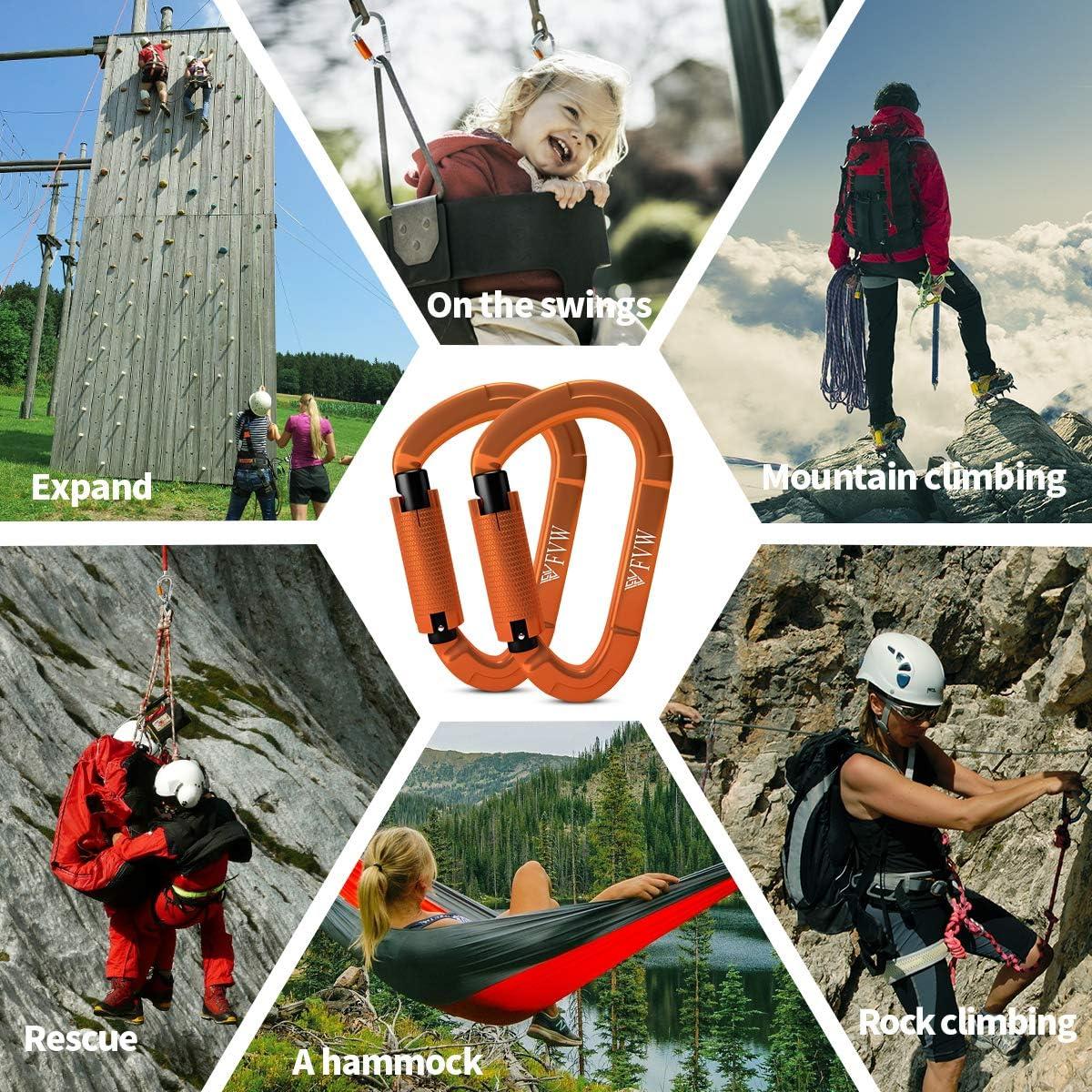 Carabineros FVW SGM7103TN Bloqueo Automático 25KN Naranja