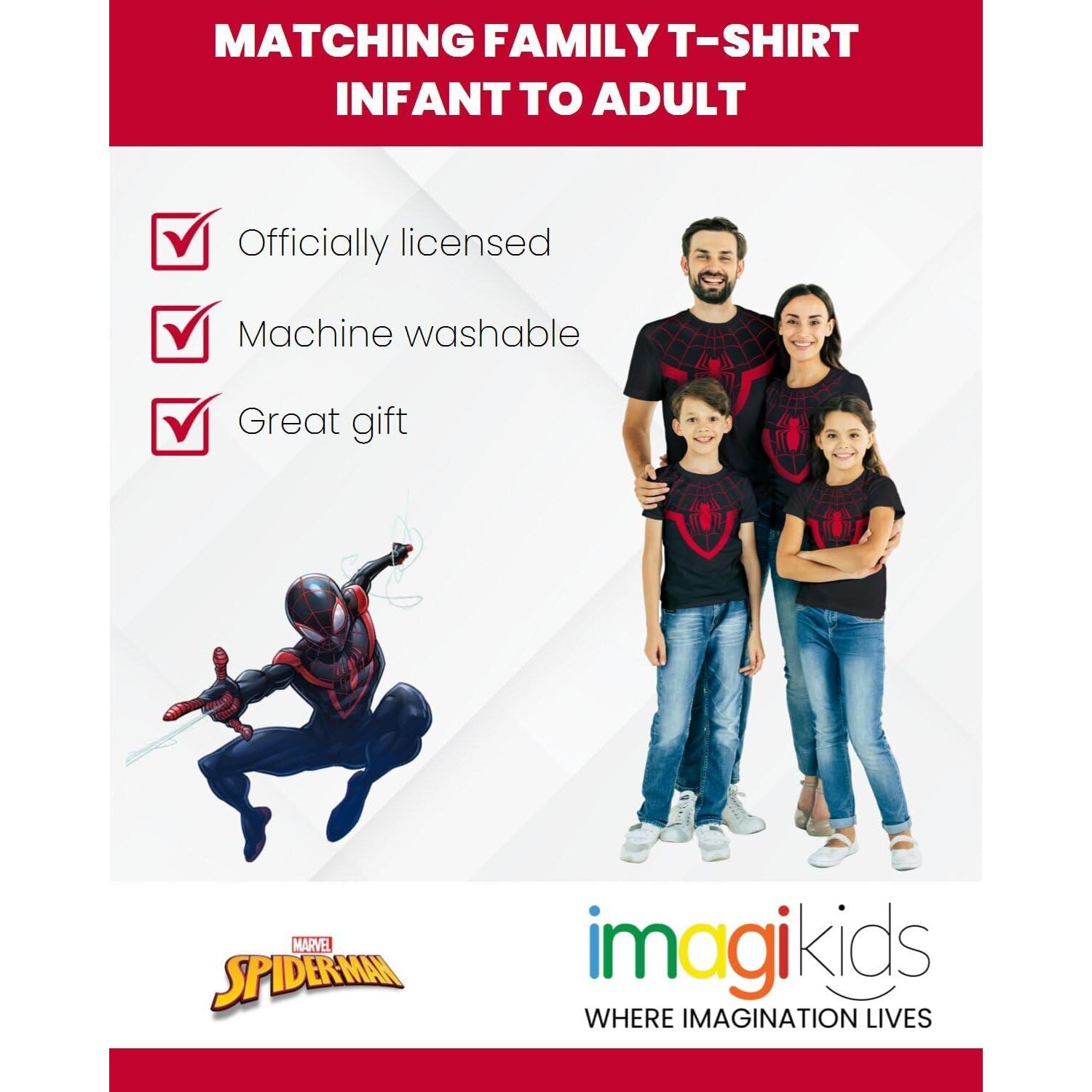 Camiseta de Cosplay Marvel para Niños y Adultos - Miles Morales