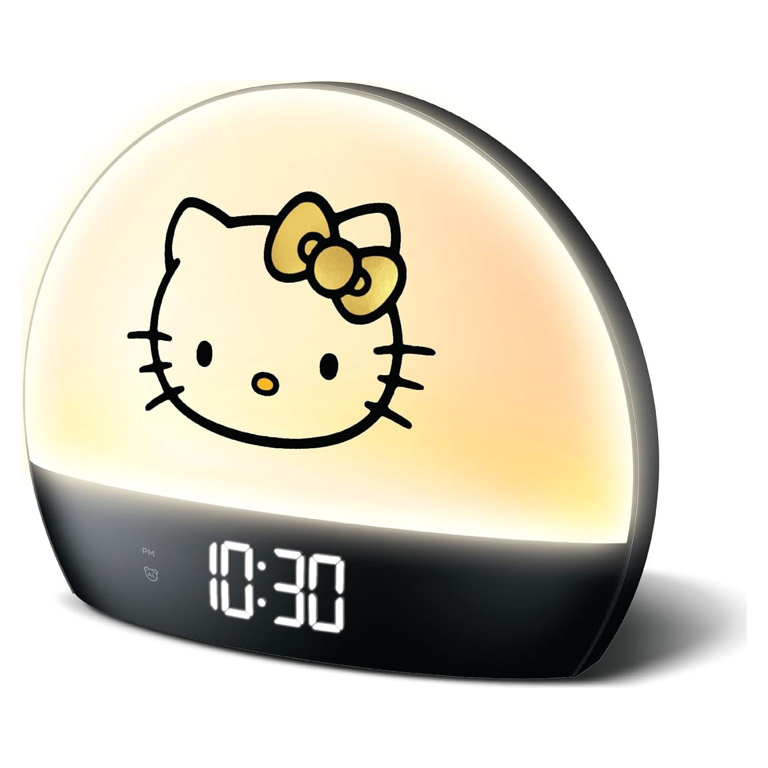 Reloj Despertador Hello Kitty Amanecer LED USB Multicolor