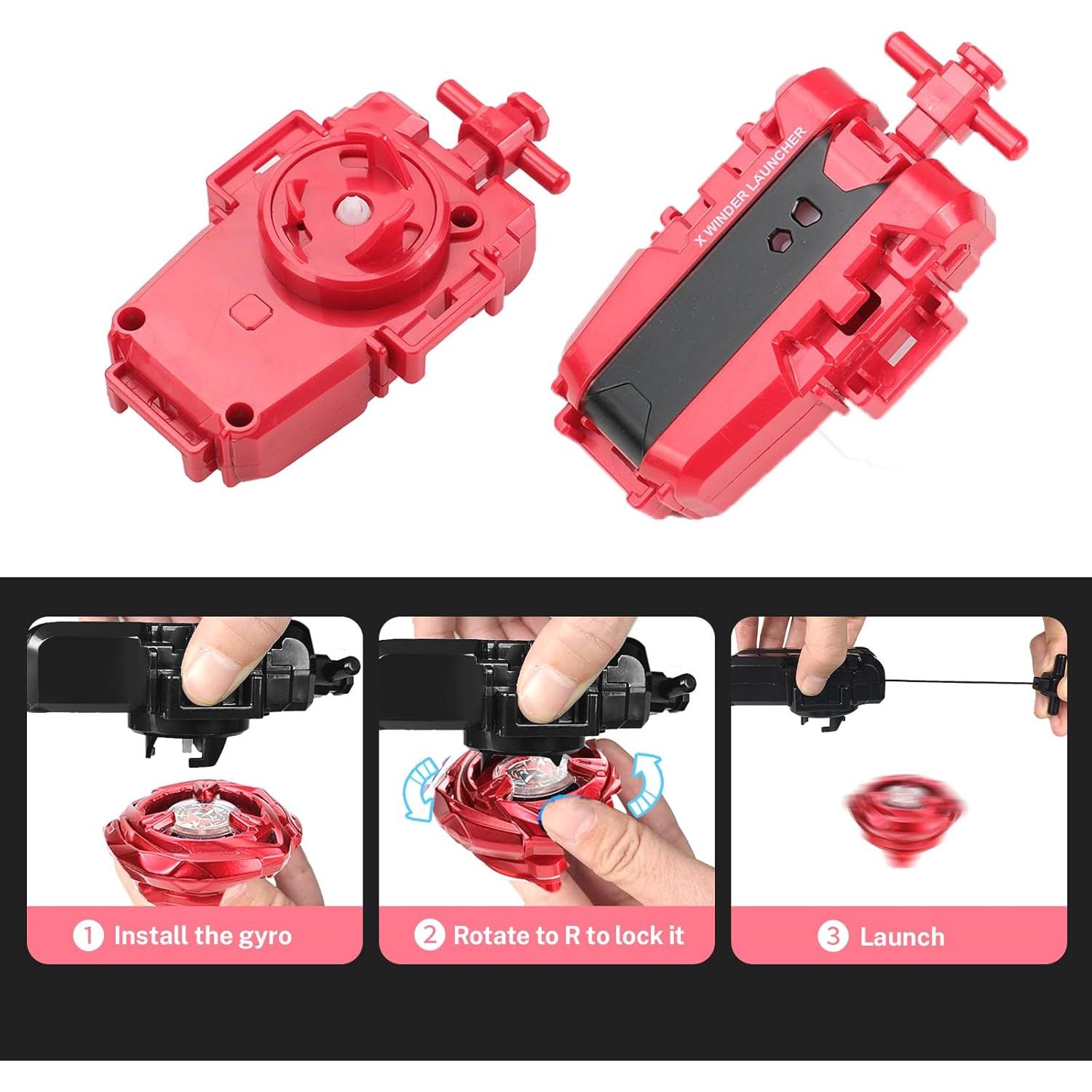 Peonza DEZAWRTY Mago de Flechas con Lanzador de Cuerda