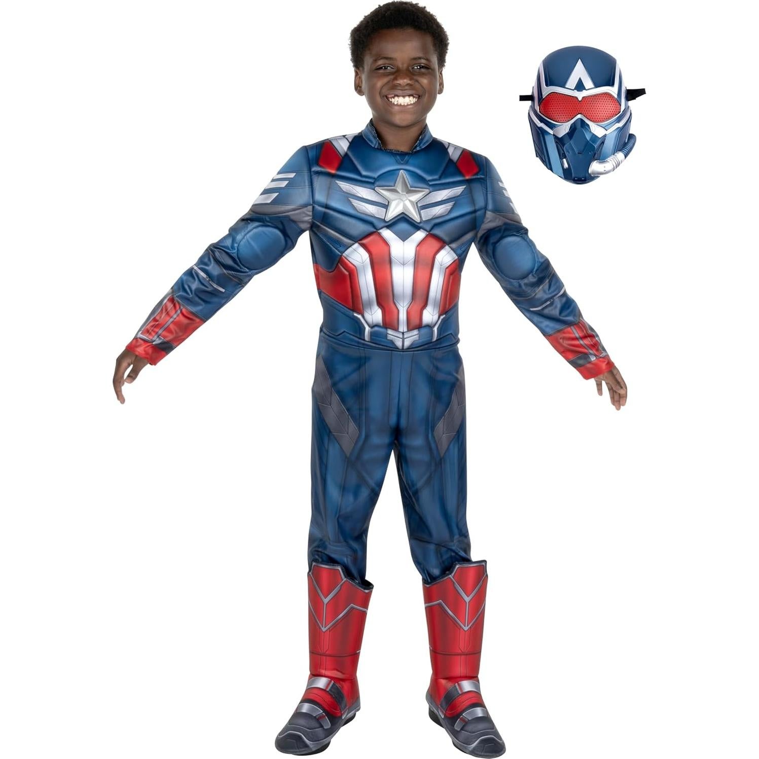 Disfraz Oficial Halloween Marvel Capitán América M (8-10)