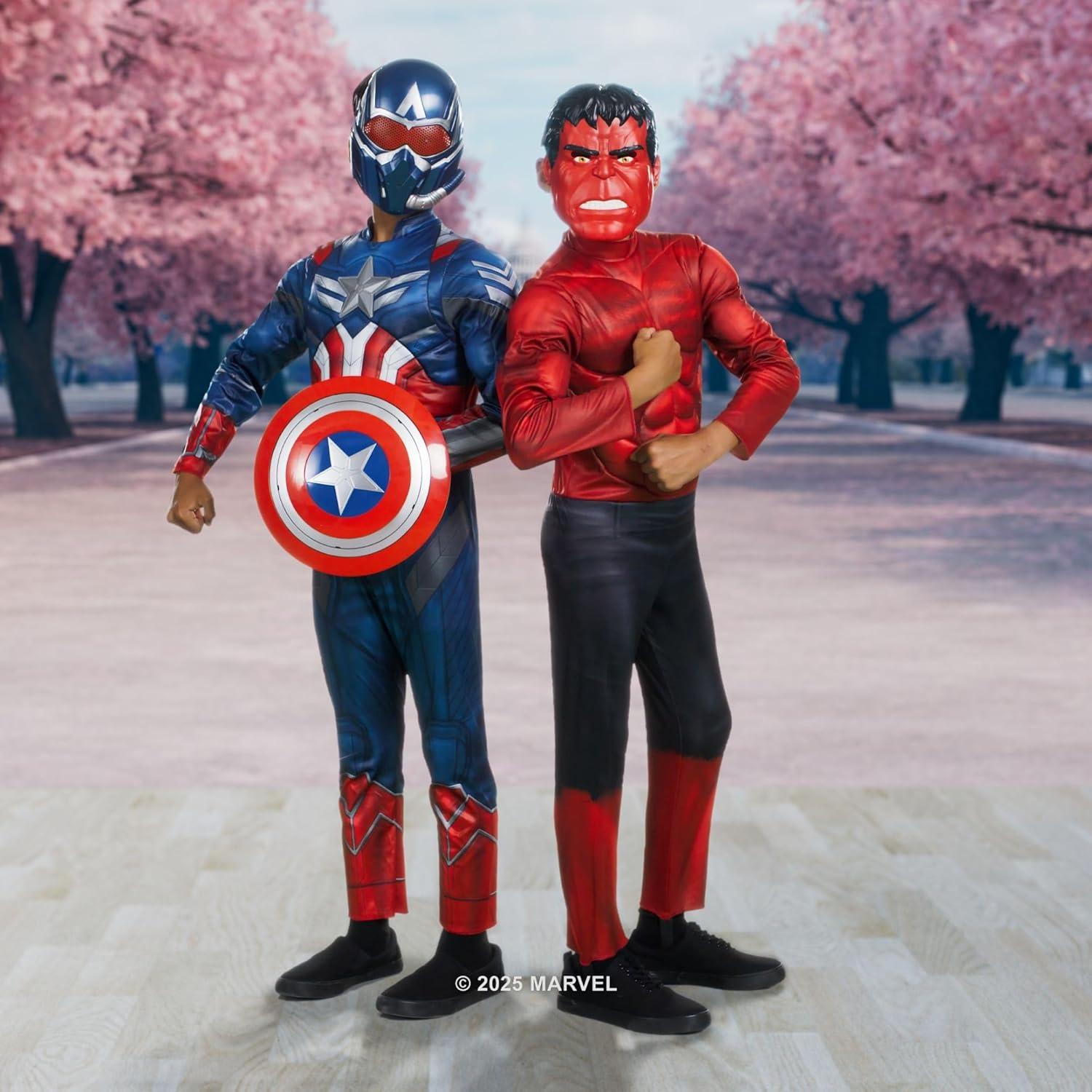 Disfraz Oficial Halloween Marvel Capitán América M (8-10)