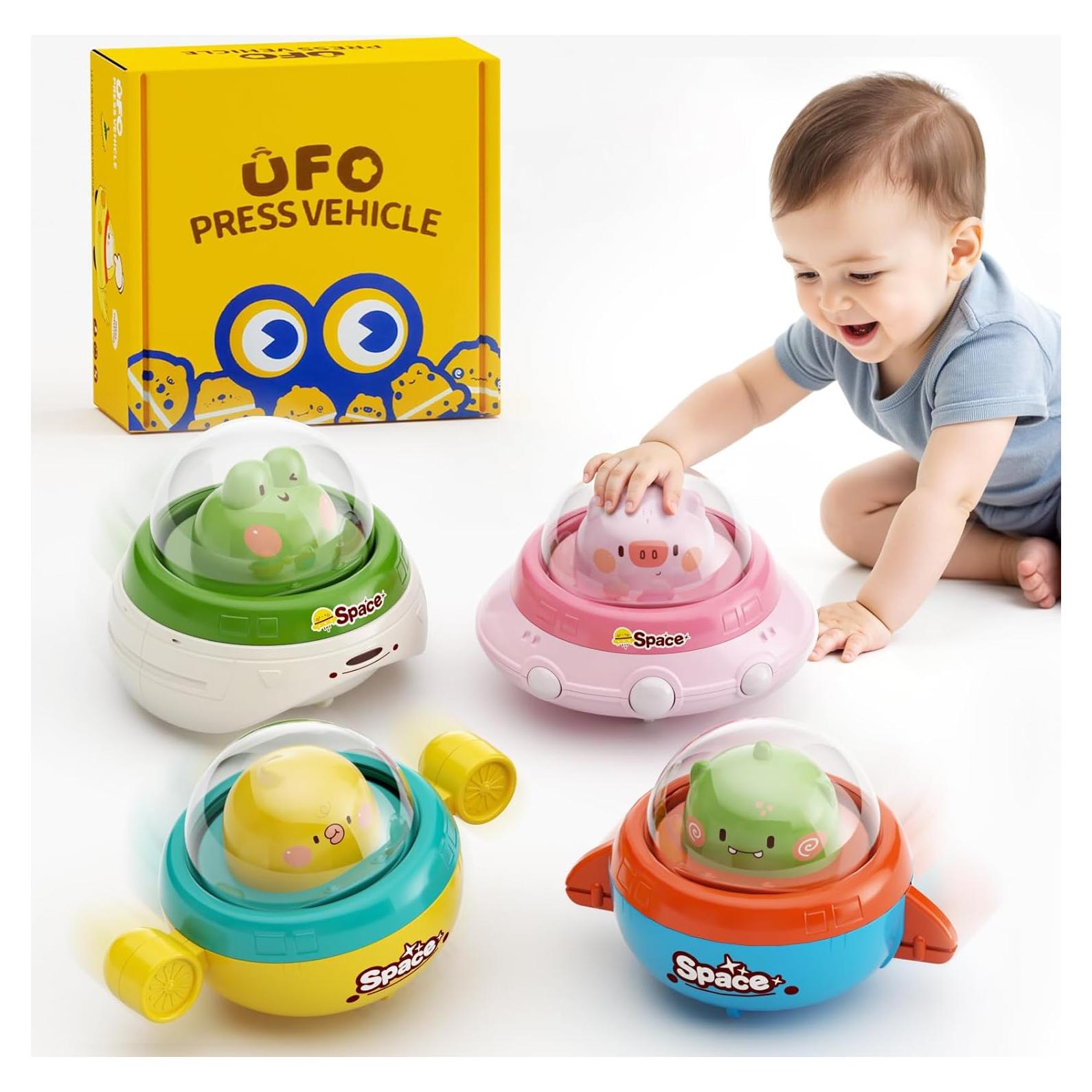 Coches de Fricción para Niños 1-3 Años - Juguetes de Animales