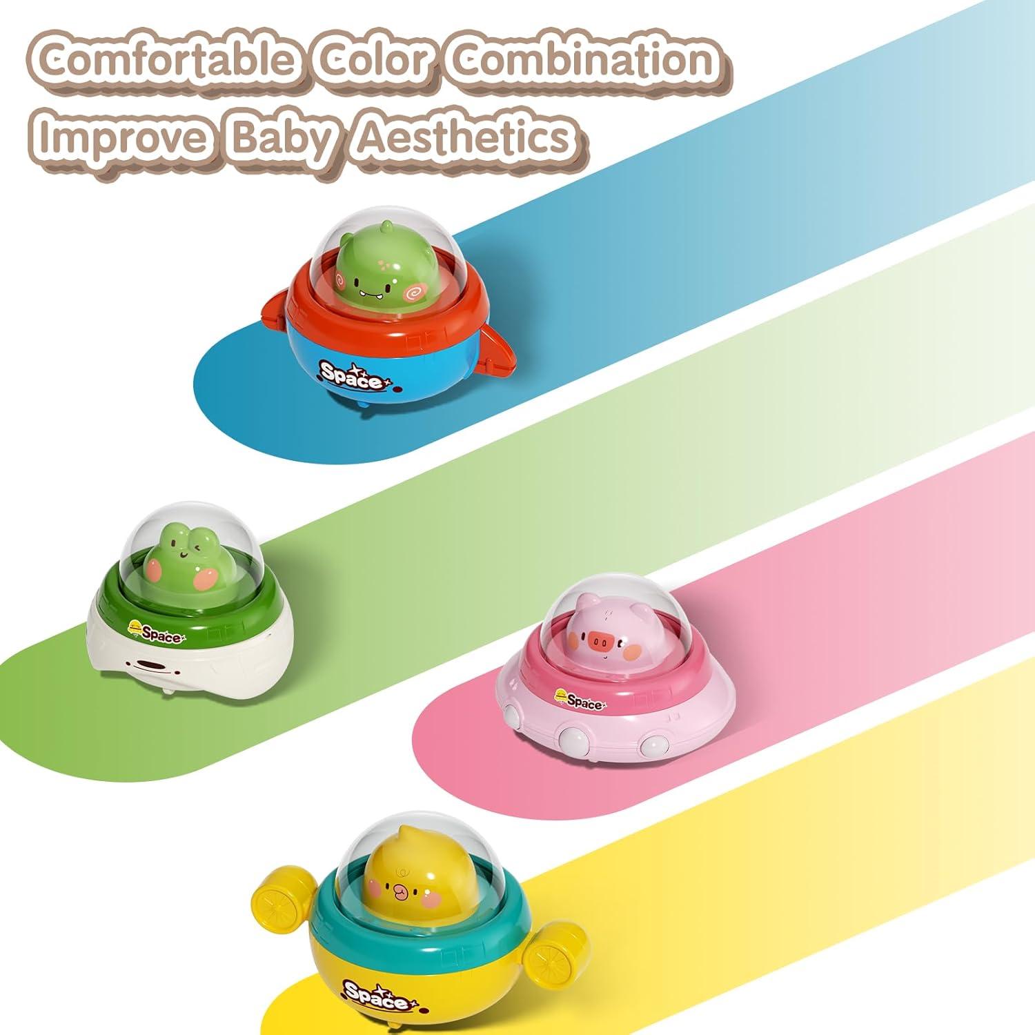 Coches de Fricción para Niños 1-3 Años - Juguetes de Animales