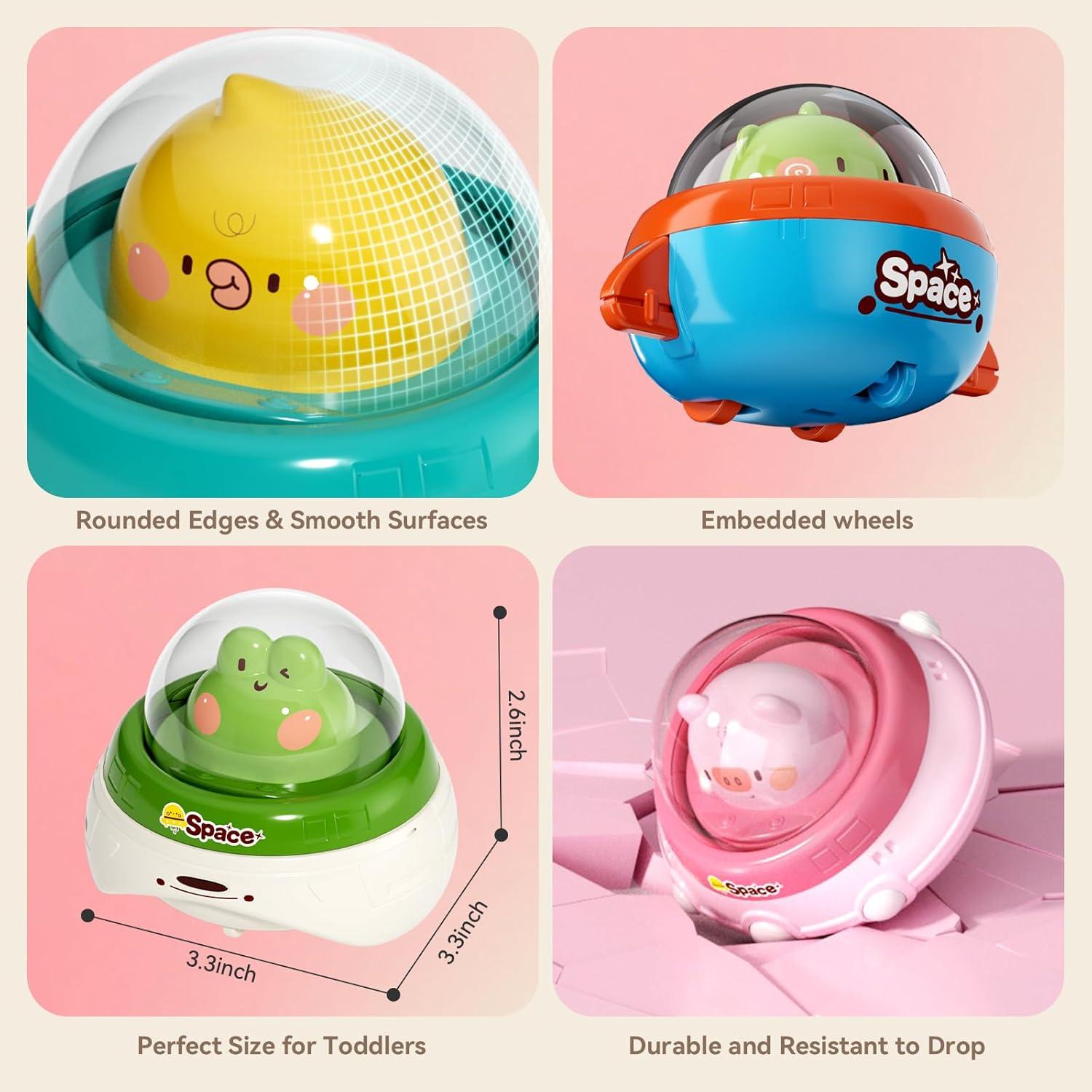 Coches de Fricción para Niños 1-3 Años - Juguetes de Animales