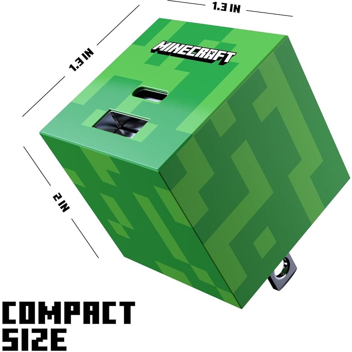 Cargador USB-C Liquipel Powertek Minecraft Creeper 1.83m