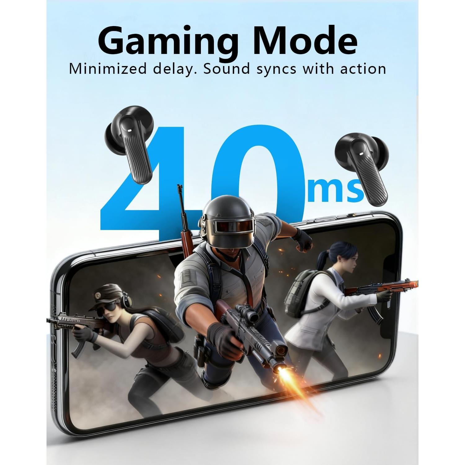 Auriculares Inalámbricos KVANCE73 Airdopes73 con ANC 140H