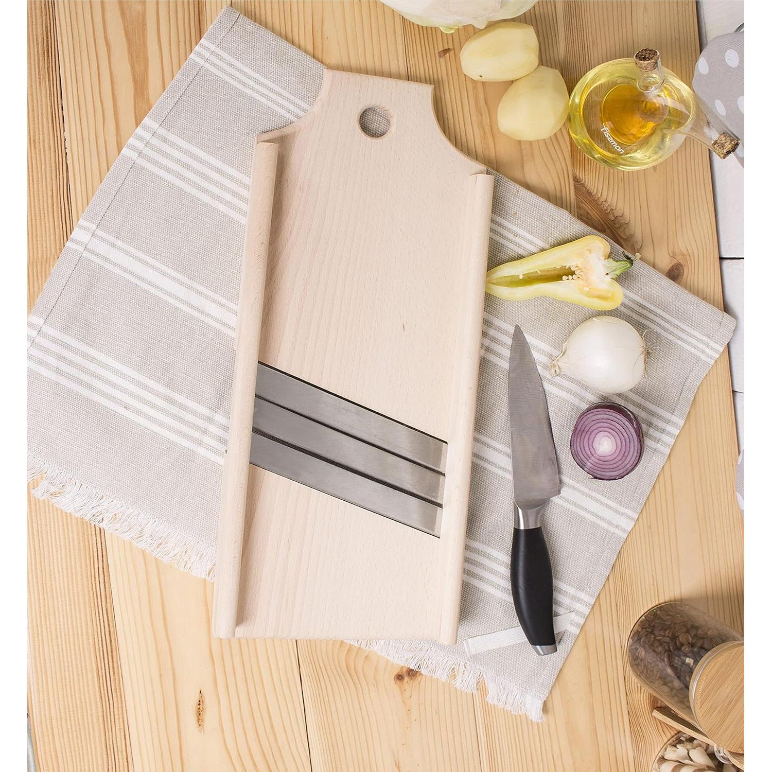 Rallador de repollo de madera SHSH 17.8x45 cm manual