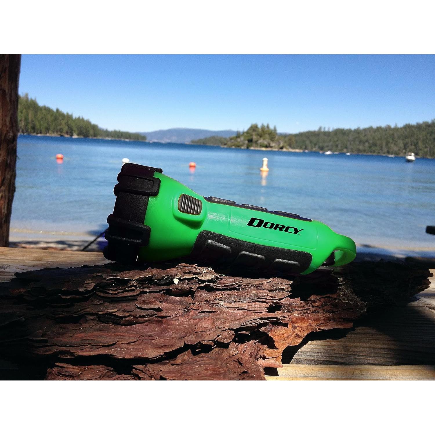 Linterna Flotante Dorcy 150 Lúmenes Verde Neón Impermeable