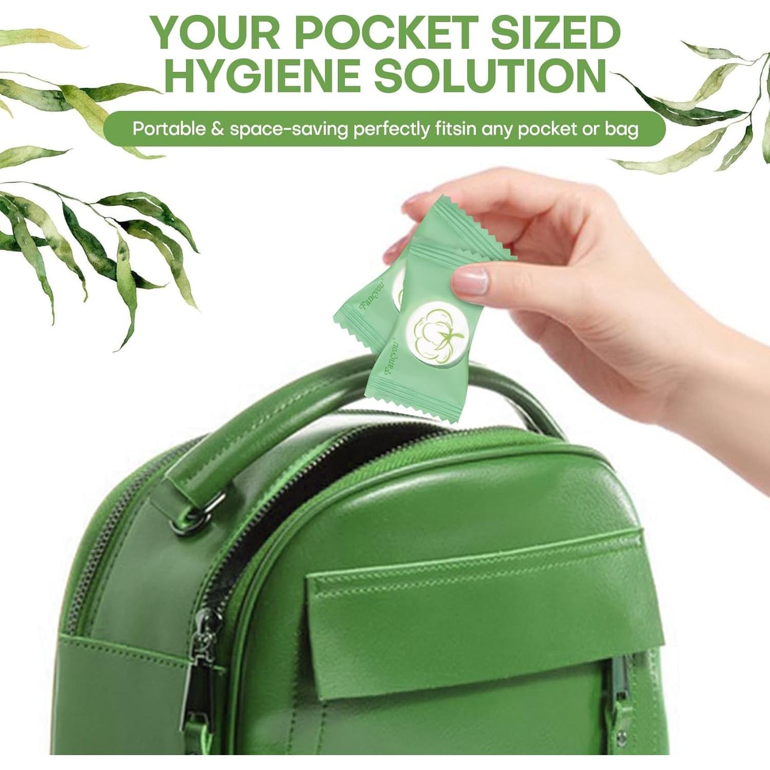 Toallas Comprimidas Desechables Fancyou 100 Pcs 23x19 cm