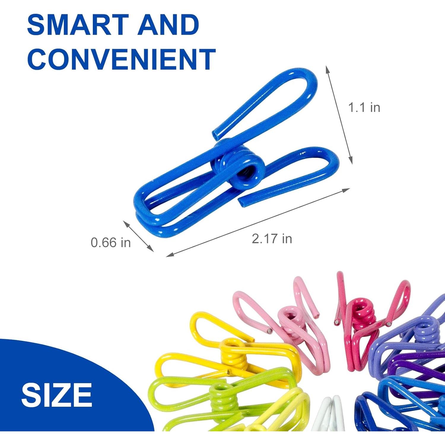 Pinzas Utilitarias Yamlnke 5.08 cm Coloridas PVC 10 Pcs