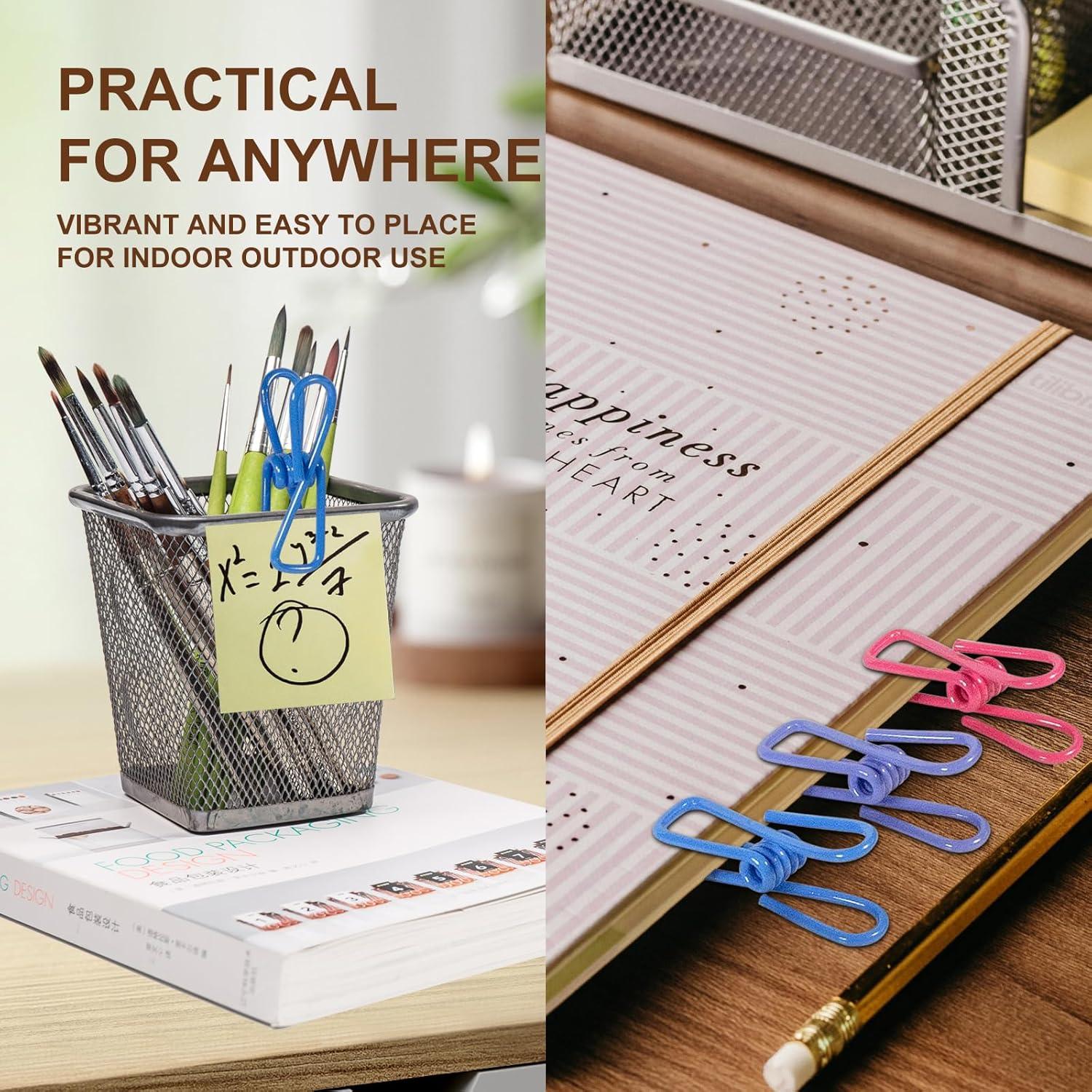 Pinzas Utilitarias Yamlnke 5.08 cm Coloridas PVC 10 Pcs