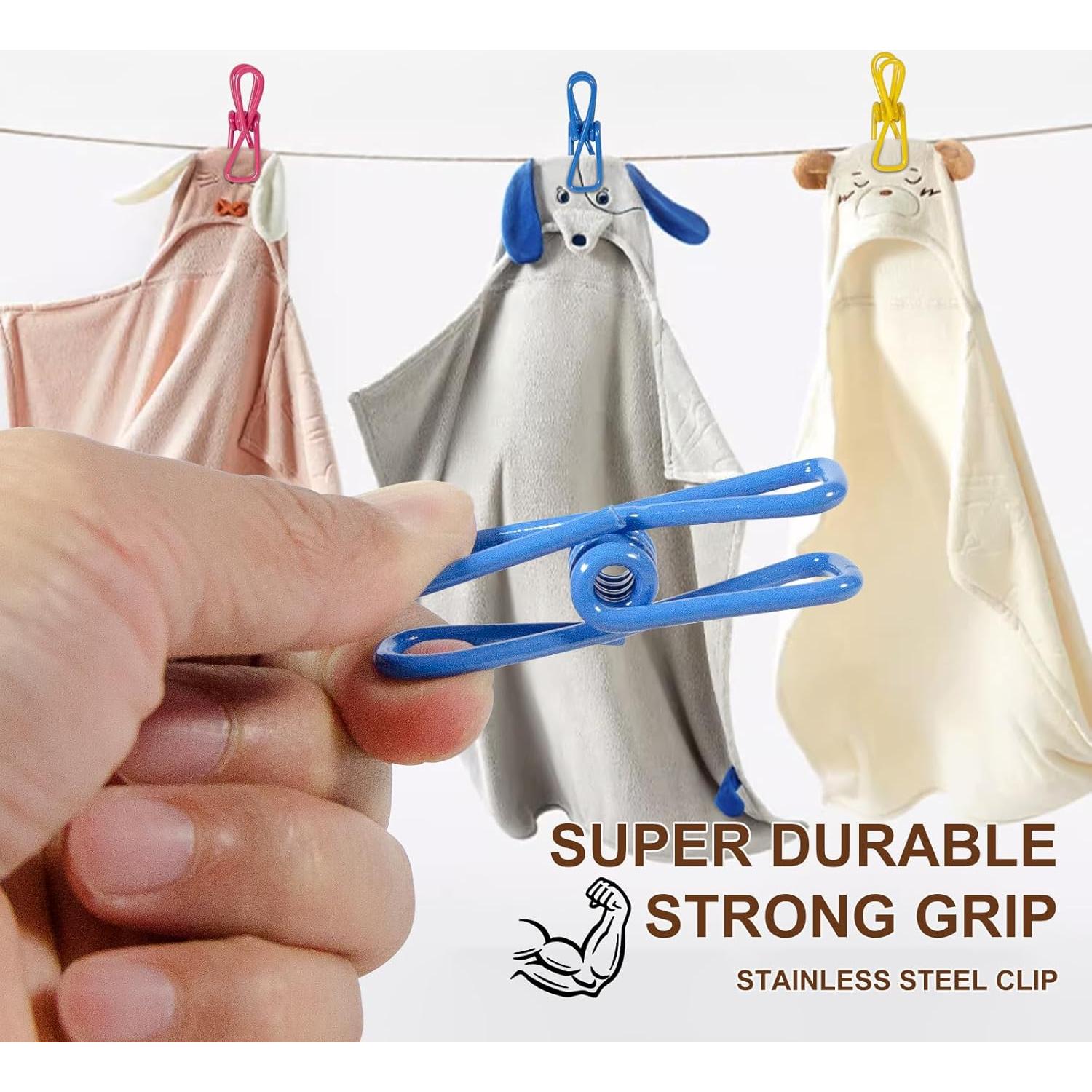 Pinzas Utilitarias Yamlnke 5.08 cm Coloridas PVC 10 Pcs