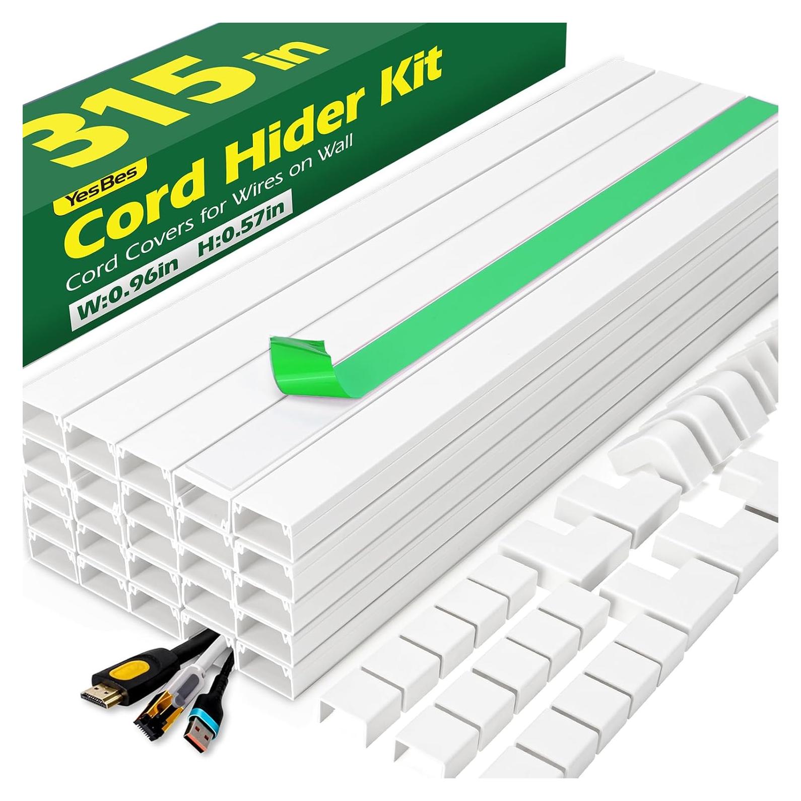 Kit de Ocultación de Cables AZEN M-20P 800 cm Autoadhesivo