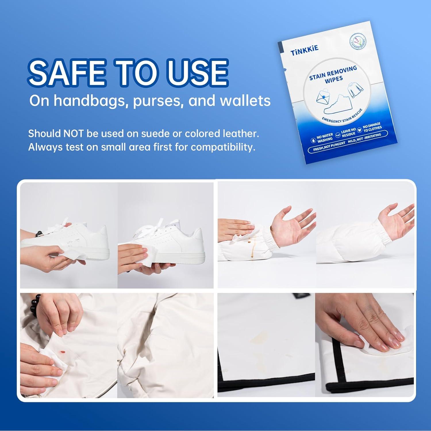 Toallitas Quitamanchas Portátiles TiNKKiE - 26 Pcs, 12.4x5x8.4 cm