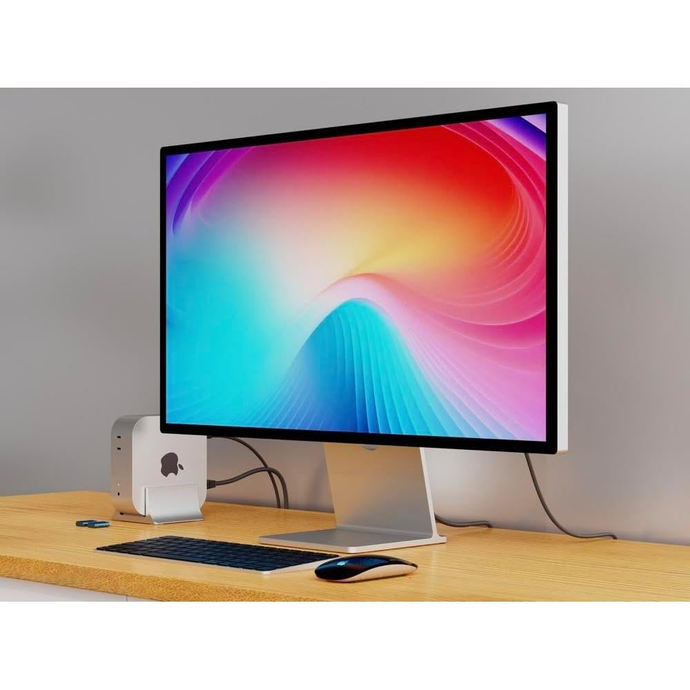 Soporte Vertical de Aluminio Jokitech para M4 Mac mini - Plata