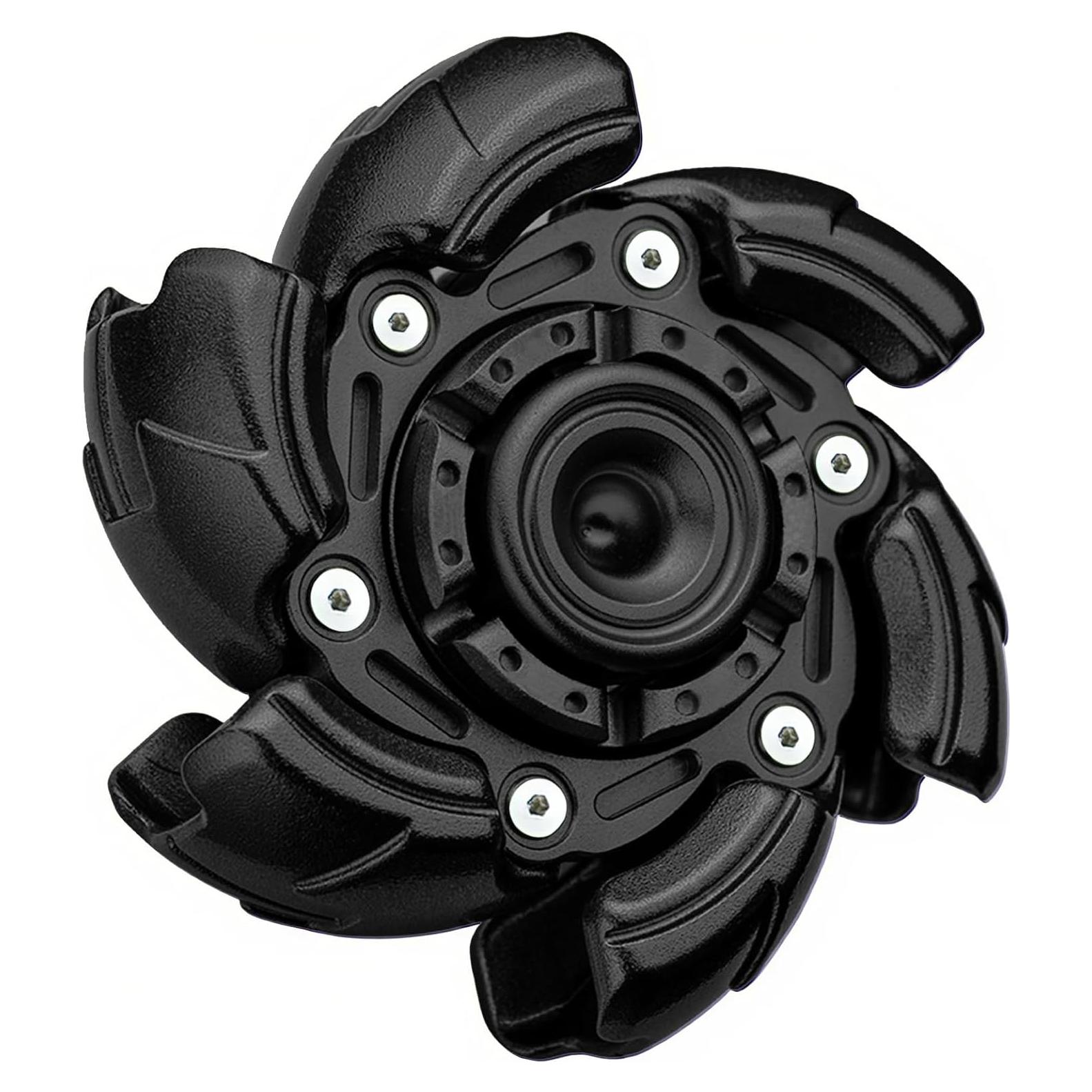 Spinner de Fidget Pillbug HIDEDC - Metal Negro EDC Alivio Estrés