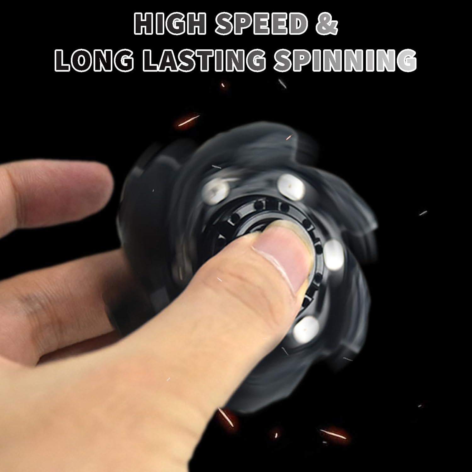 Spinner de Fidget Pillbug HIDEDC - Metal Negro EDC Alivio Estrés