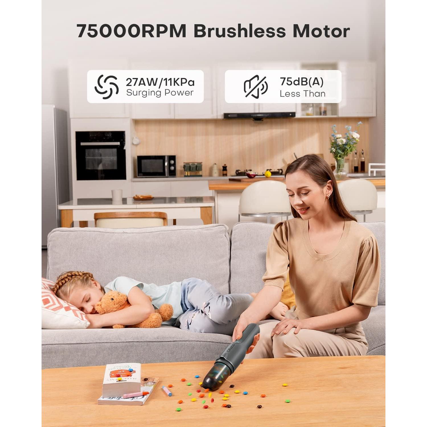 Aspiradora de Mano Inalámbrica Ofuzzi Slim H7 Pro 0.45kg 11000Pa