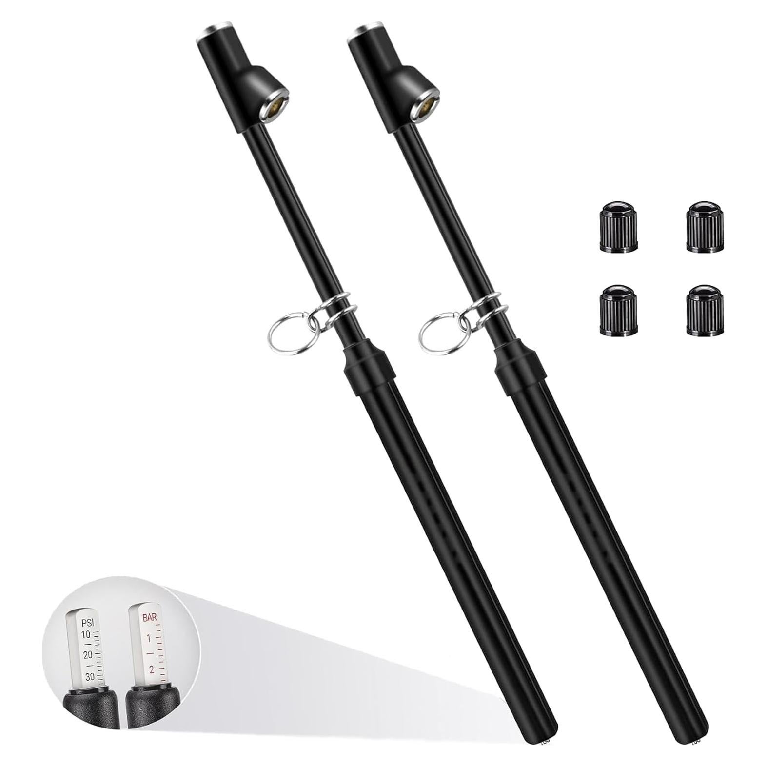 Medidor de Presión de Neumáticos MHKLCD 12" Doble Cabeza 10-150 PSI