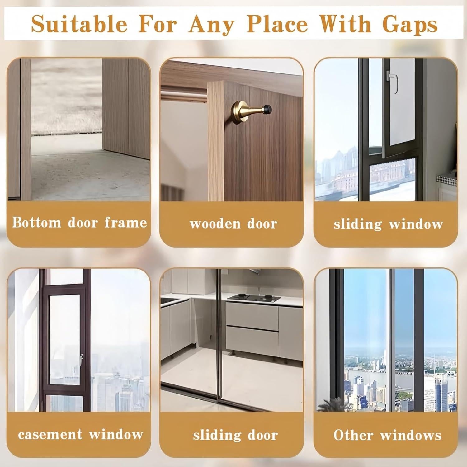 Sello de Aislamiento para Puertas y Ventanas Ymoilaky 299.72 cm