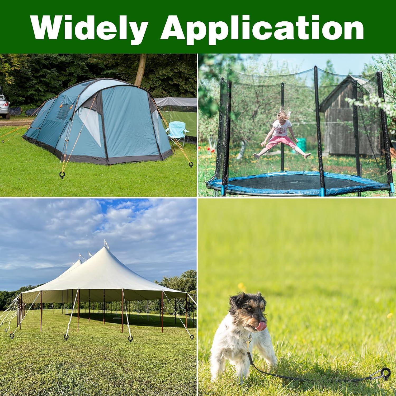 Anclajes de Tierra Pesados Fabulas 18" (45.72 cm) 4 Piezas