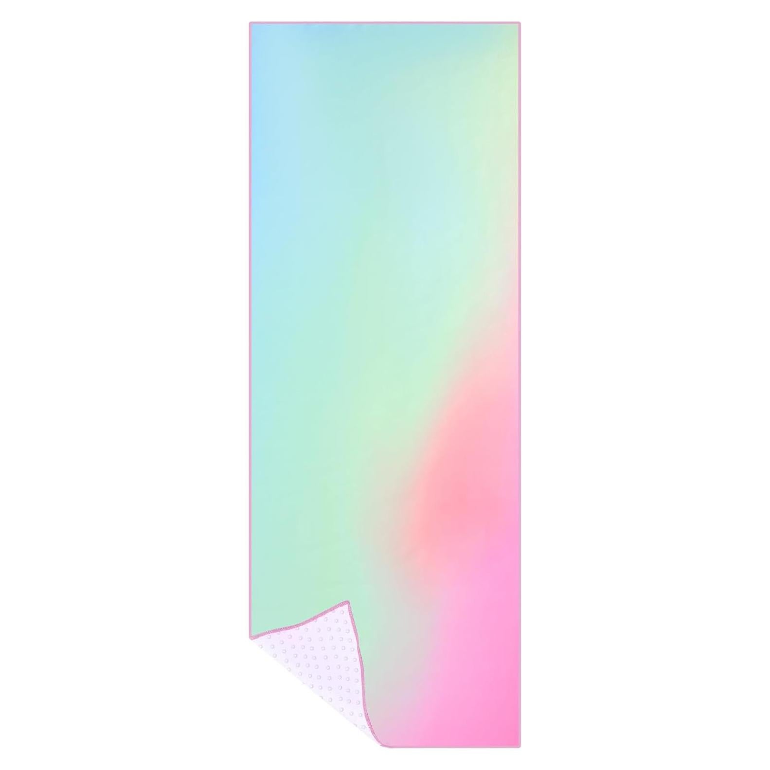 Toalla de Yoga Peryiter Verde Antideslizante Microfibra 182.88x60.96cm