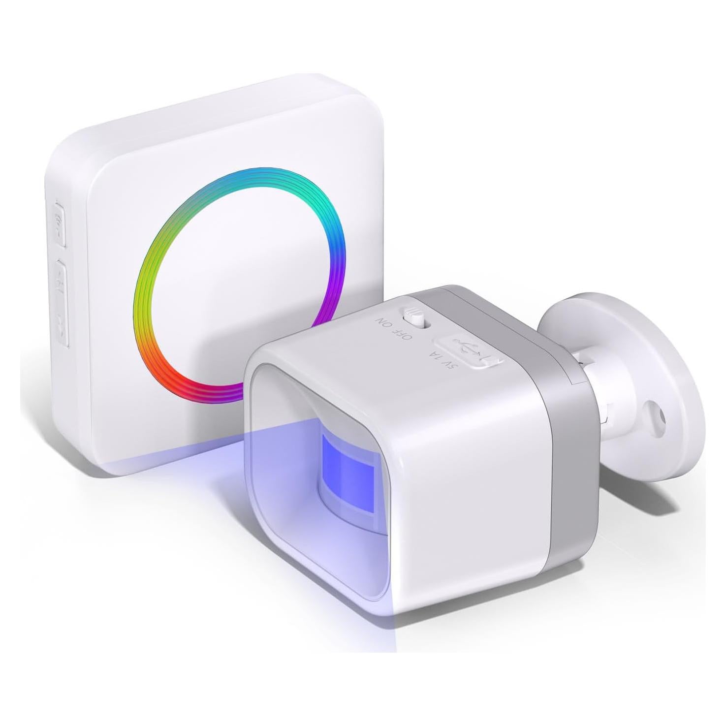 Timbre de puerta COTINSE inalámbrico con sensor de movimiento