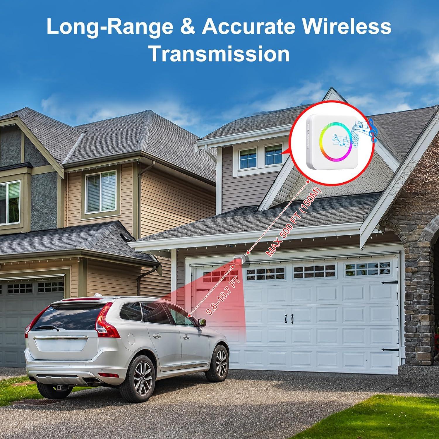 Timbre de puerta COTINSE inalámbrico con sensor de movimiento