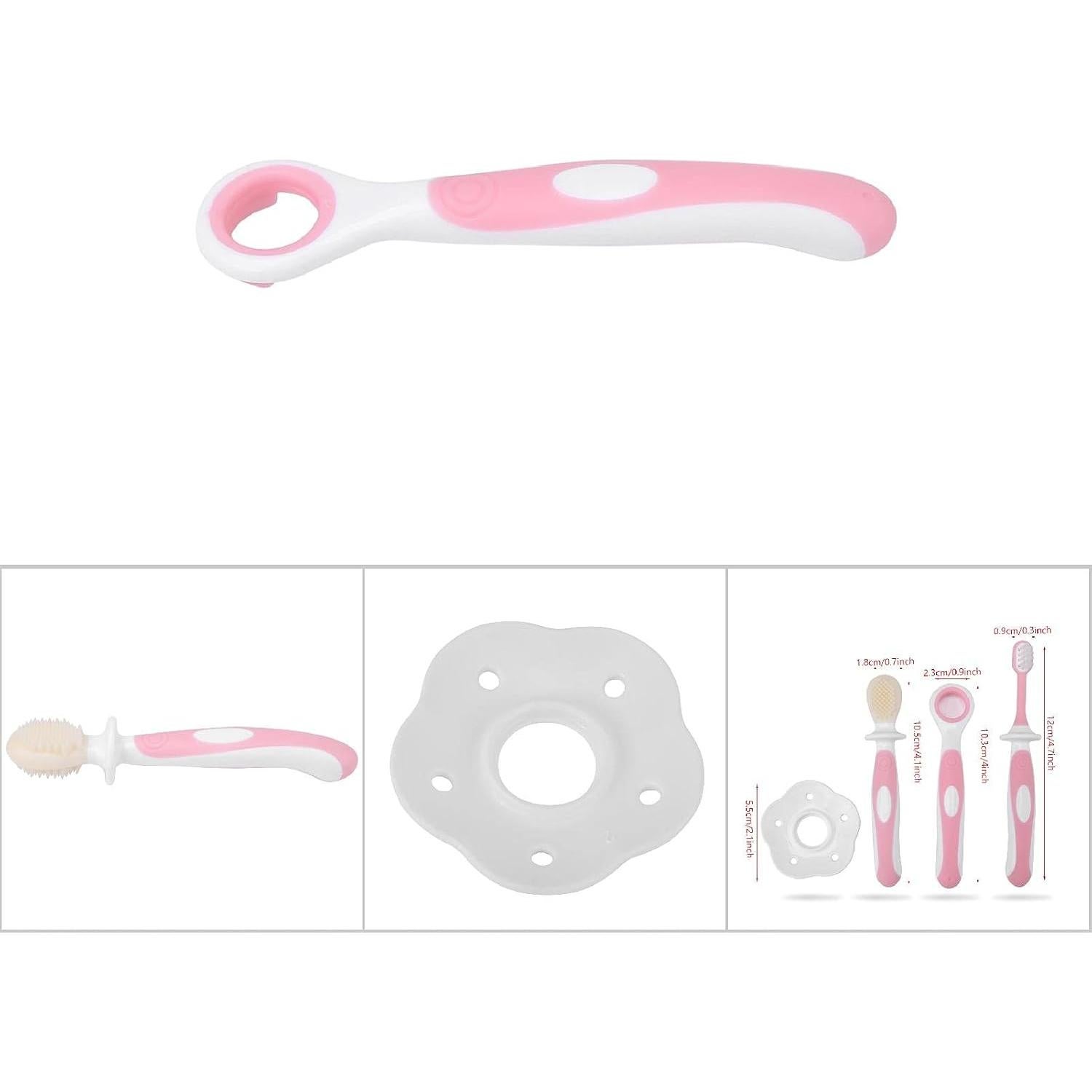 Juego de Cepillos de Dientes para Bebés Marhynchus 6-12 Meses