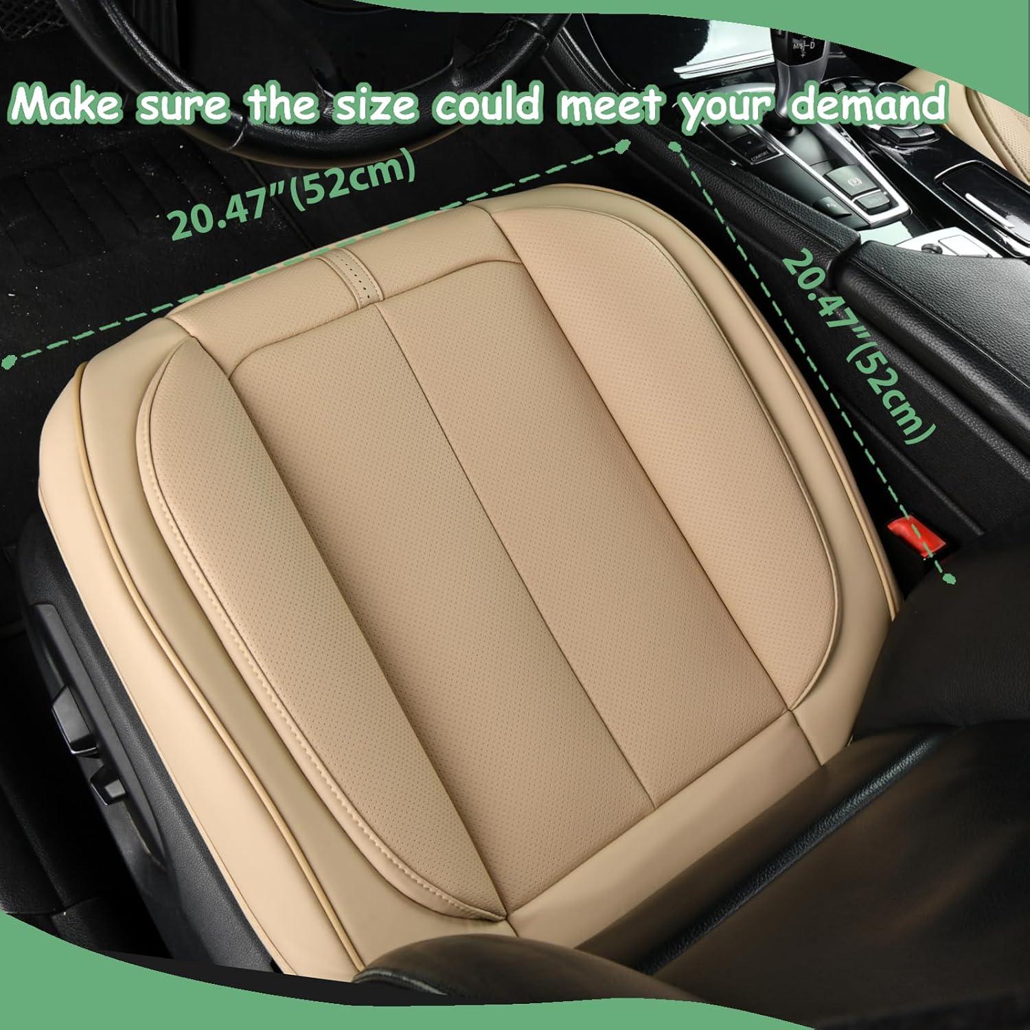 Funda de Asiento de Coche HOMOSTARRY HS 98 Beige Cuero Nappa