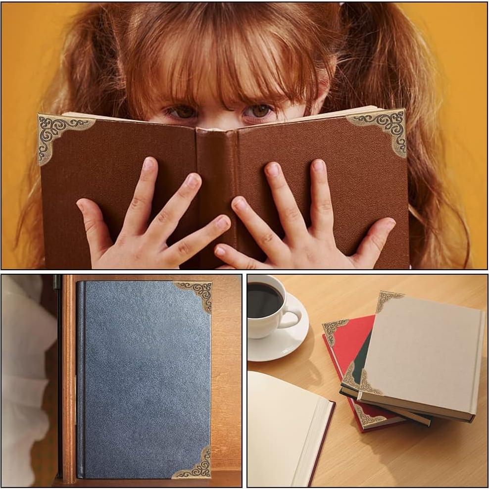 Protectores de Esquinas de Libro Vintage PH PandaHall 150pcs Hierro
