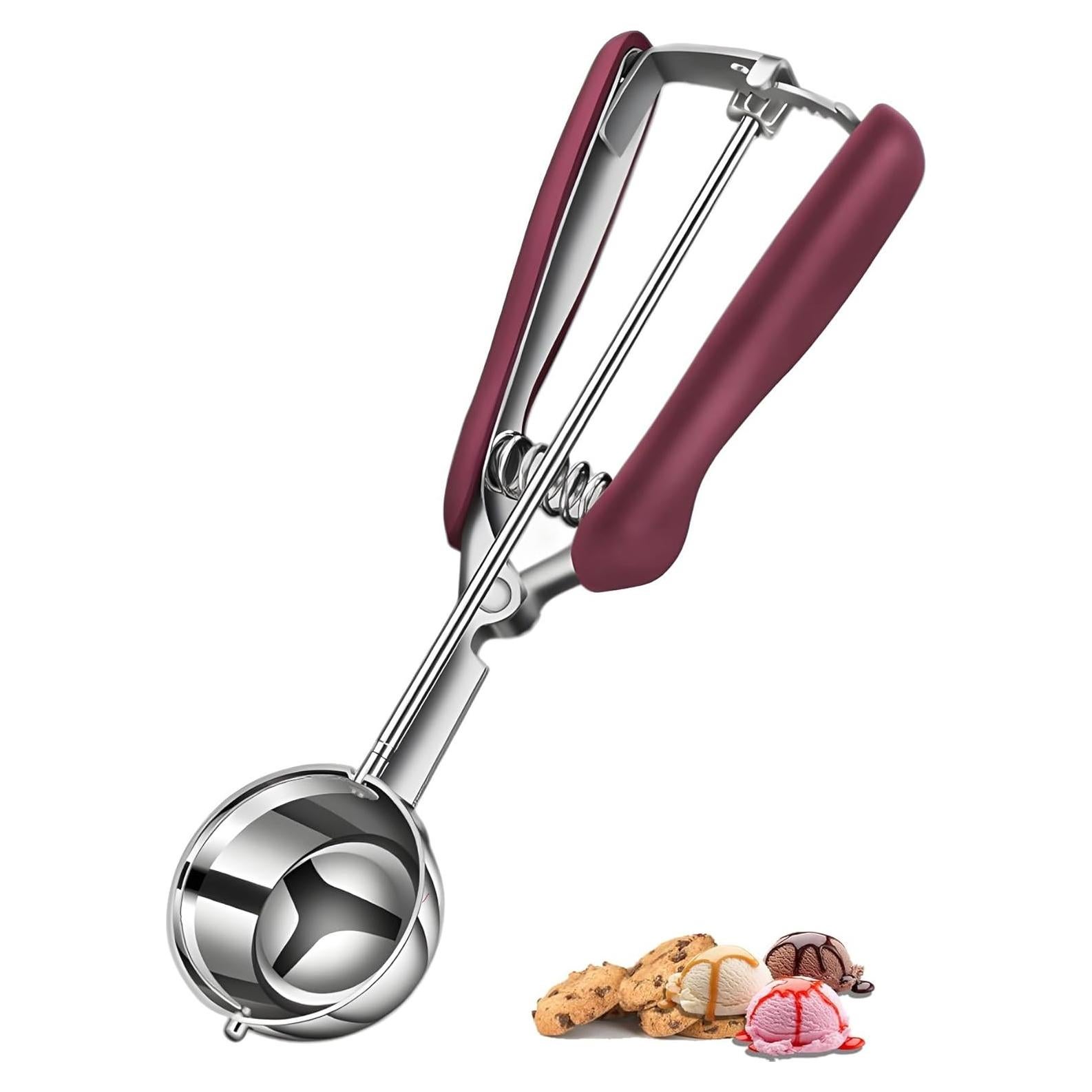 Cucharón de Helado Vomurra de Acero Inoxidable 4 Cucharadas