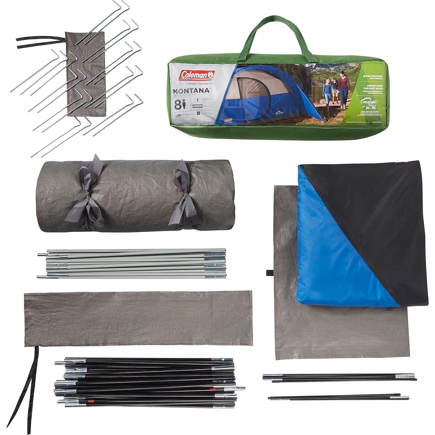 Tienda de Camping Coleman para 8 Personas Impermeable