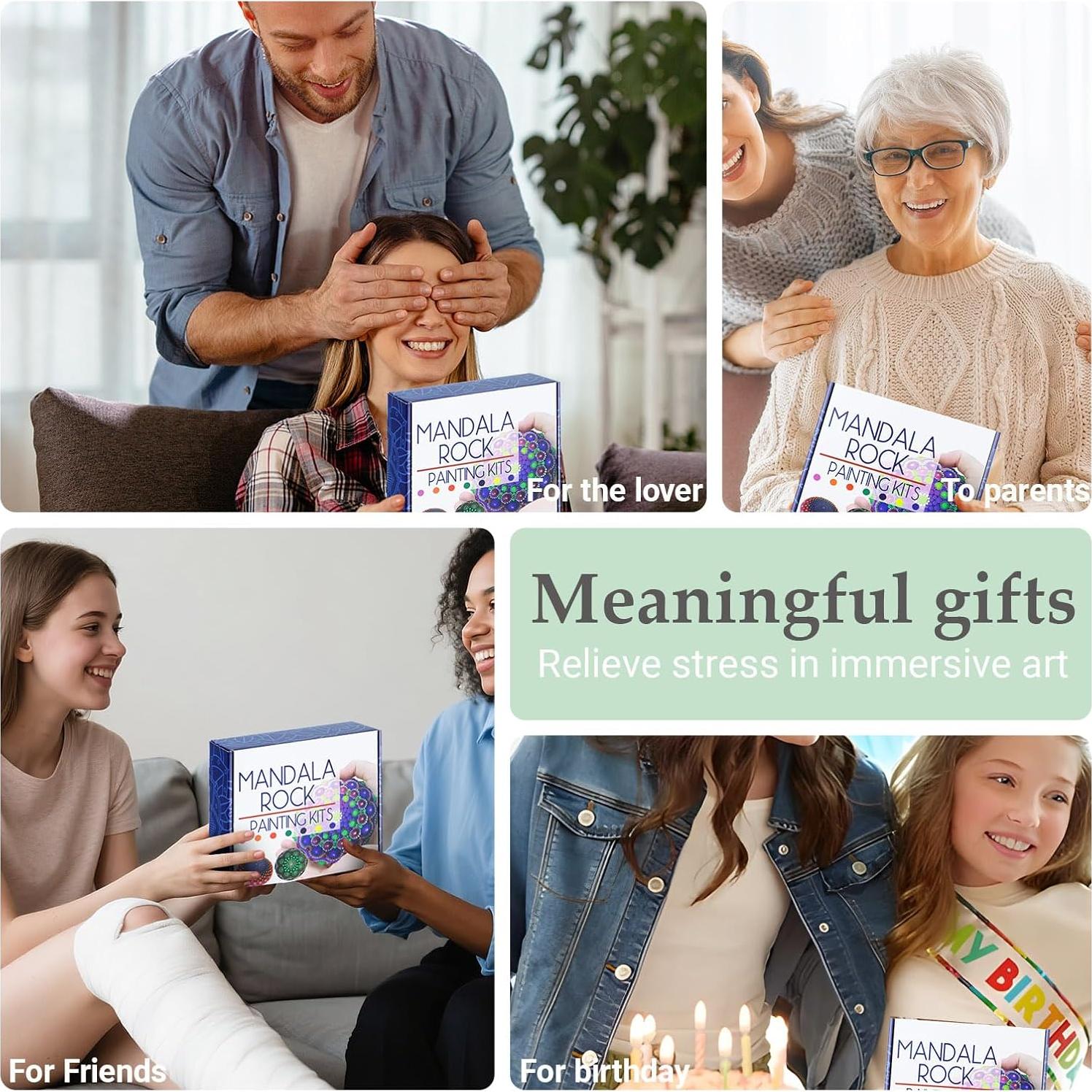 Kit de Pintura de Mandala Apolyone - 35 Piezas para Adultos