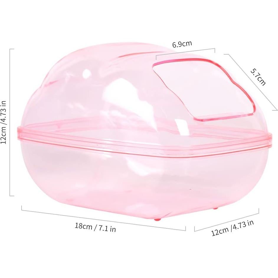 Contenedor de Baño de Arena BUCATSTATE Grande Azul para Hámster