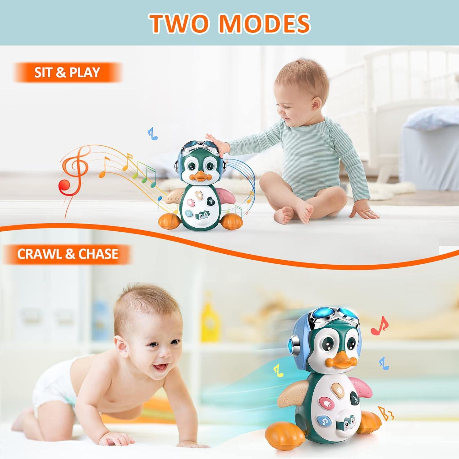 Juguete Musical Pingüino MOONTOY para Bebés 3-12 Meses