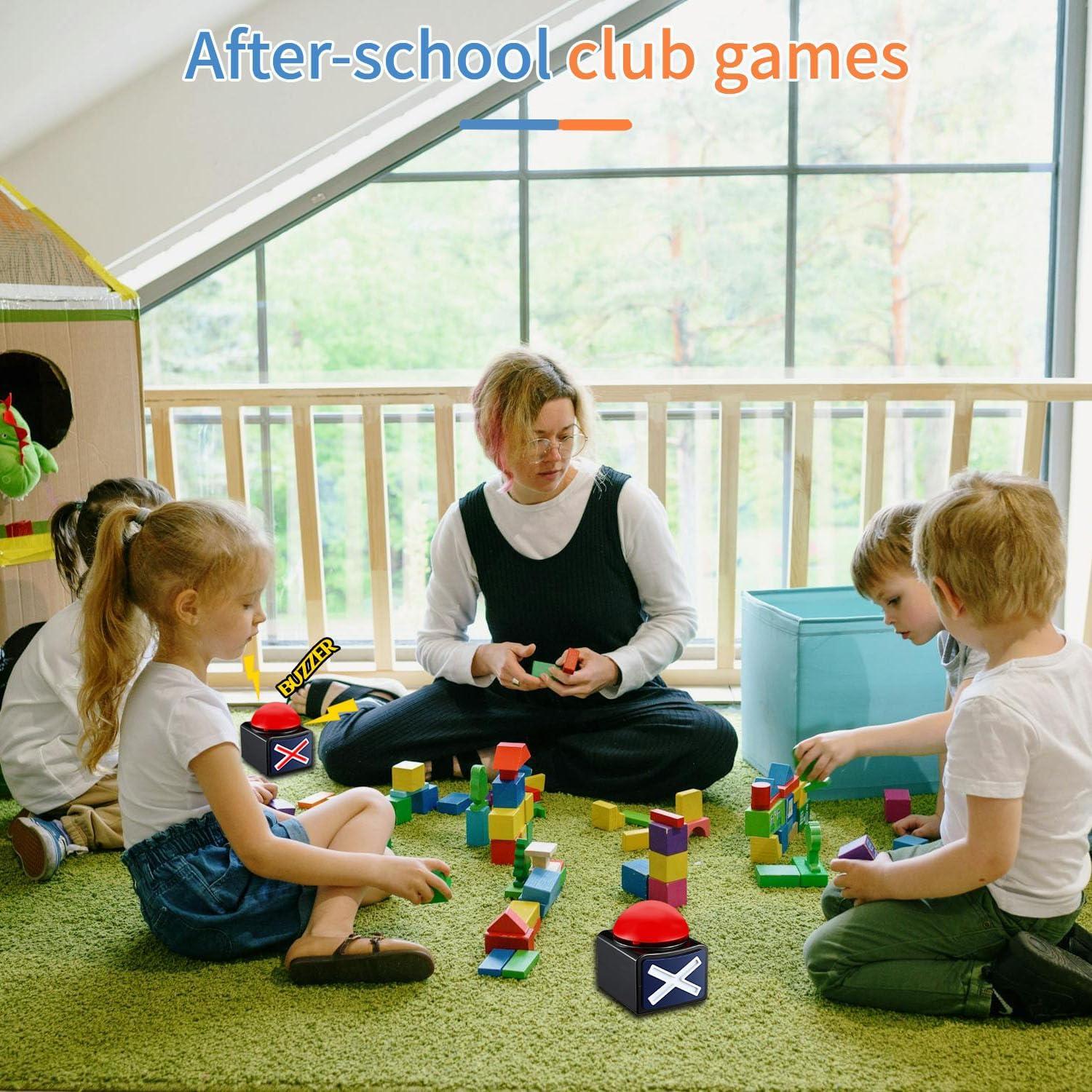 Zumbador de Respuestas de Juego KiViRap con Sonido y Luces