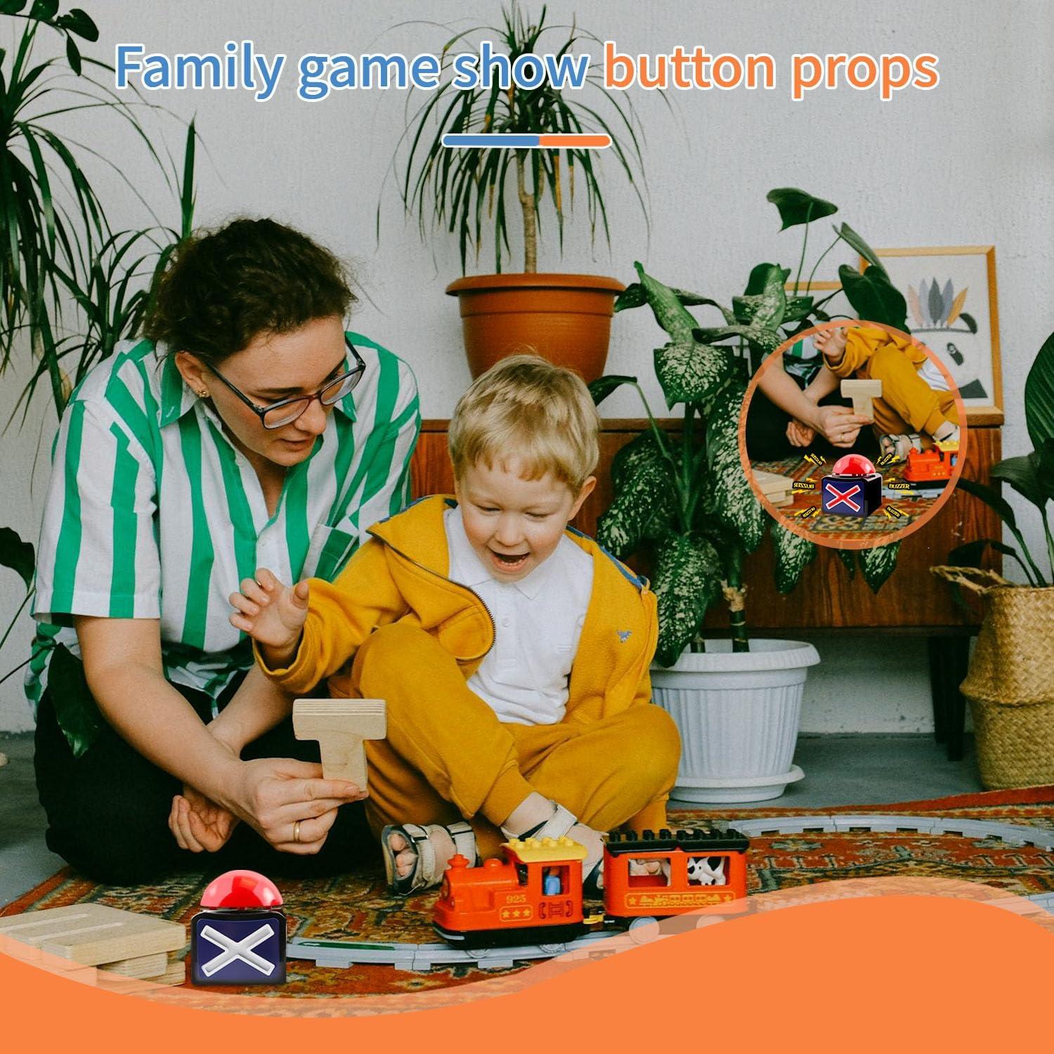 Zumbador de Respuestas de Juego KiViRap con Sonido y Luces