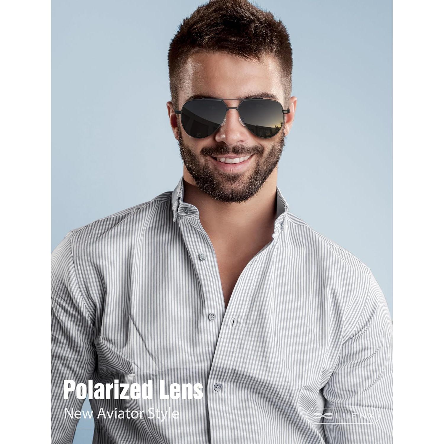 Gafas de sol LUENX Aviador Unisex Polarizadas UV400