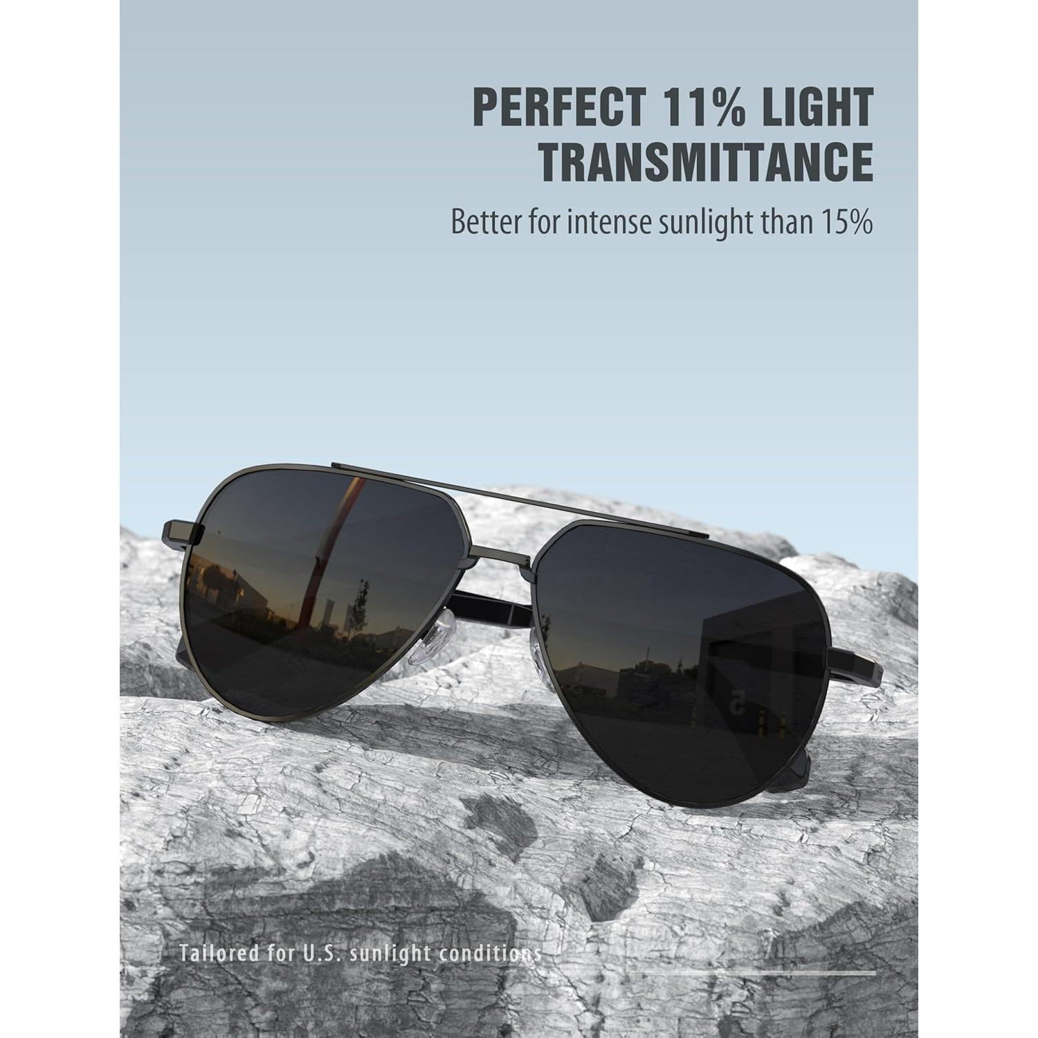 Gafas de sol LUENX Aviador Unisex Polarizadas UV400