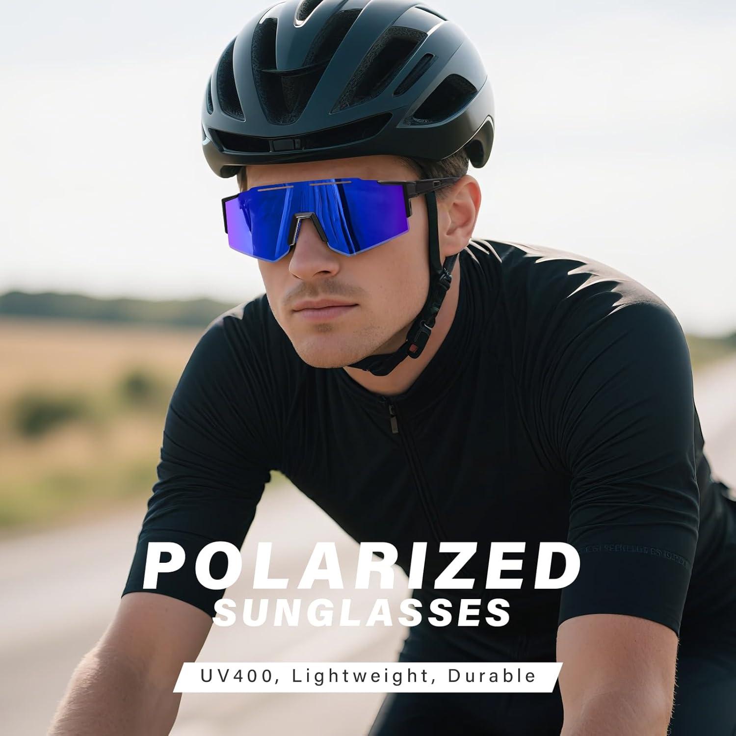 Gafas de Sol Deportivas Polarizadas DioKiw 4 Pack Hombres UV