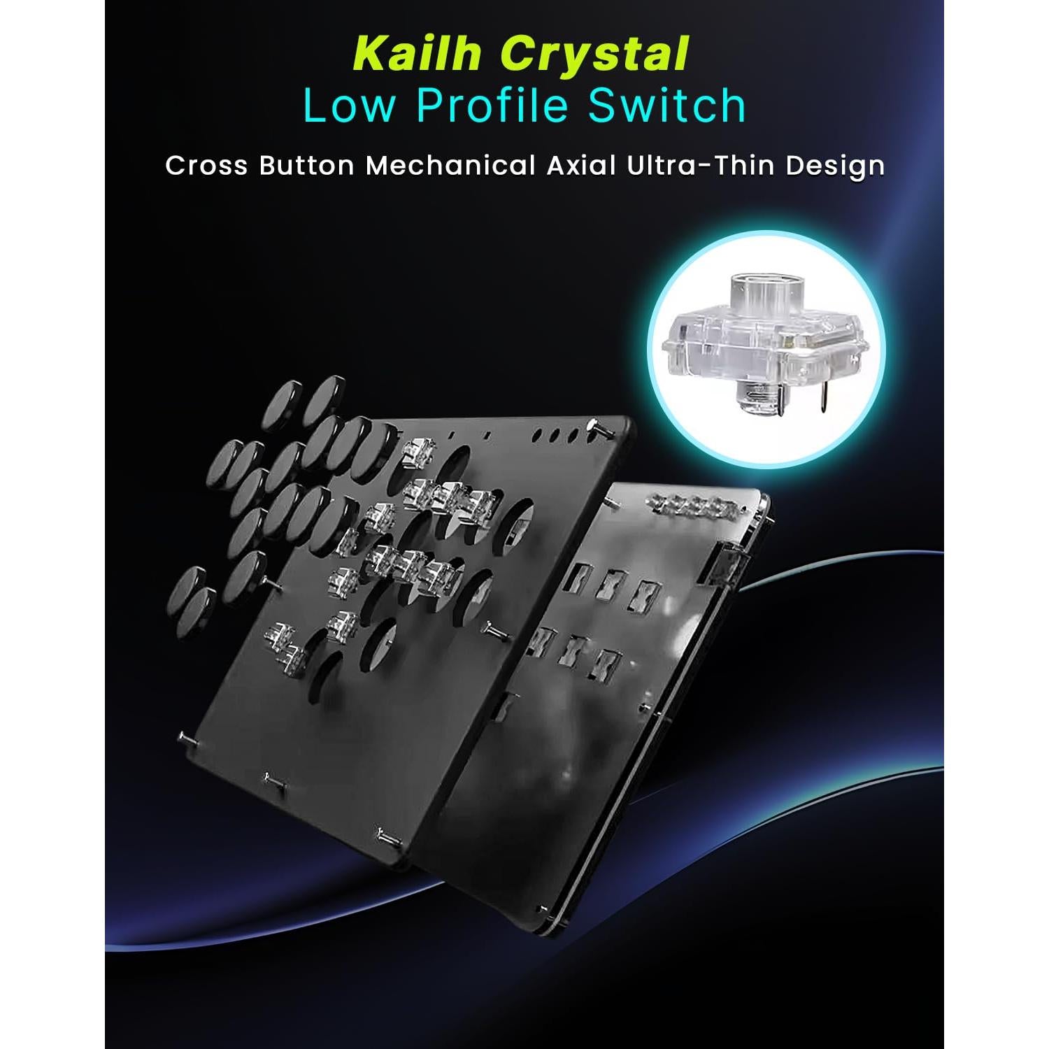 Controlador Arcade Sehawei T16 Pro V2 Negro con RGB y Turbo