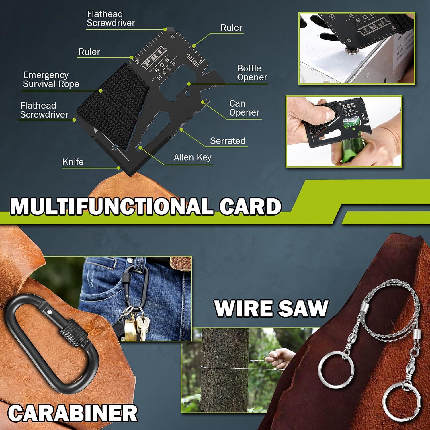 Kit de Supervivencia 17 en 1 DOZAVI - Regalo para Hombres