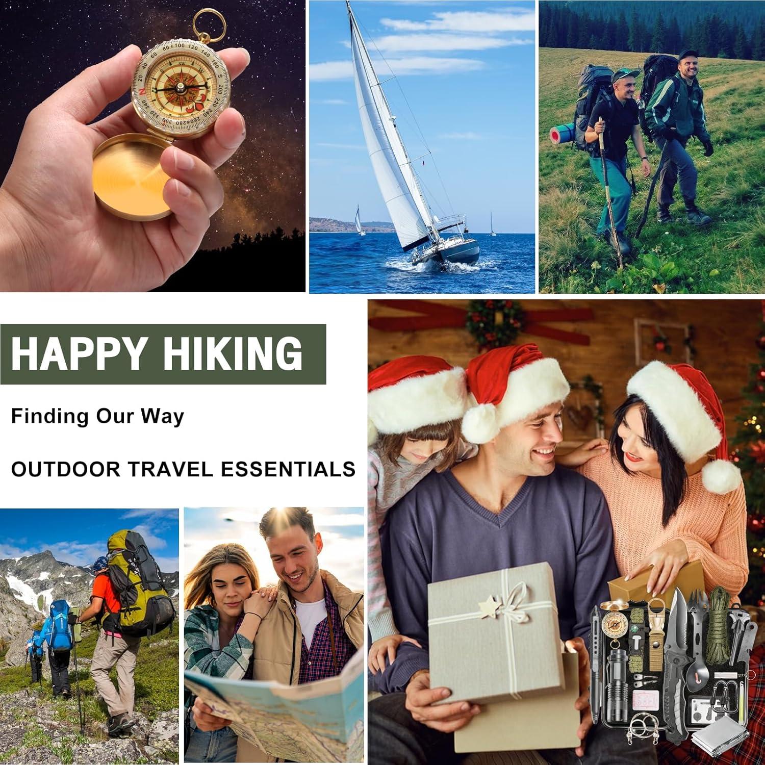 Kit de Supervivencia 20 en 1 PANADAJOY para Camping y Aventura